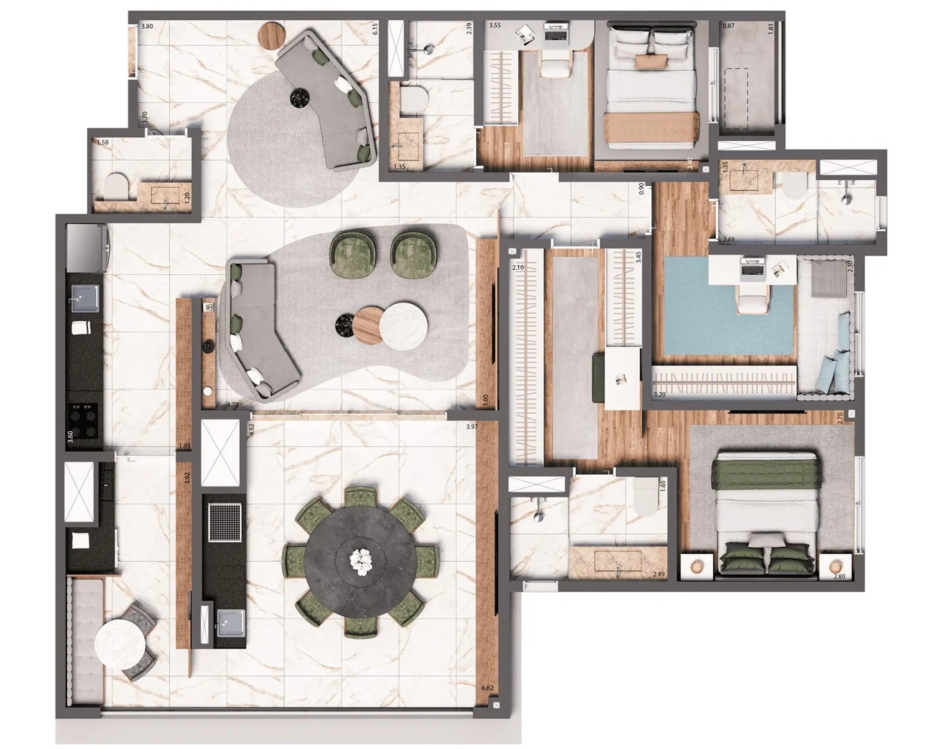 Planta 3 – Living United Ipiranga