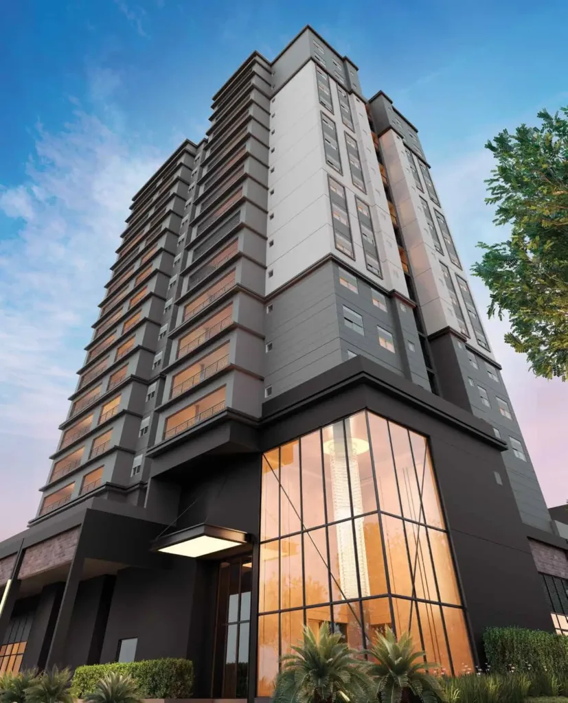 Fachada do empreendimento Living United Ipiranga