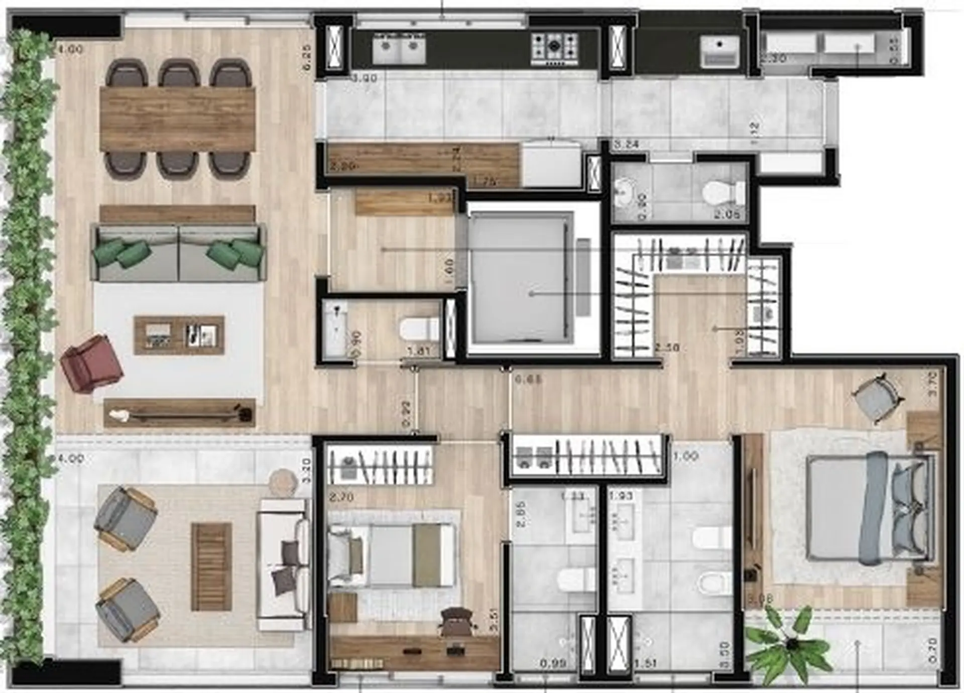 Planta 1 – Melo Alves 645