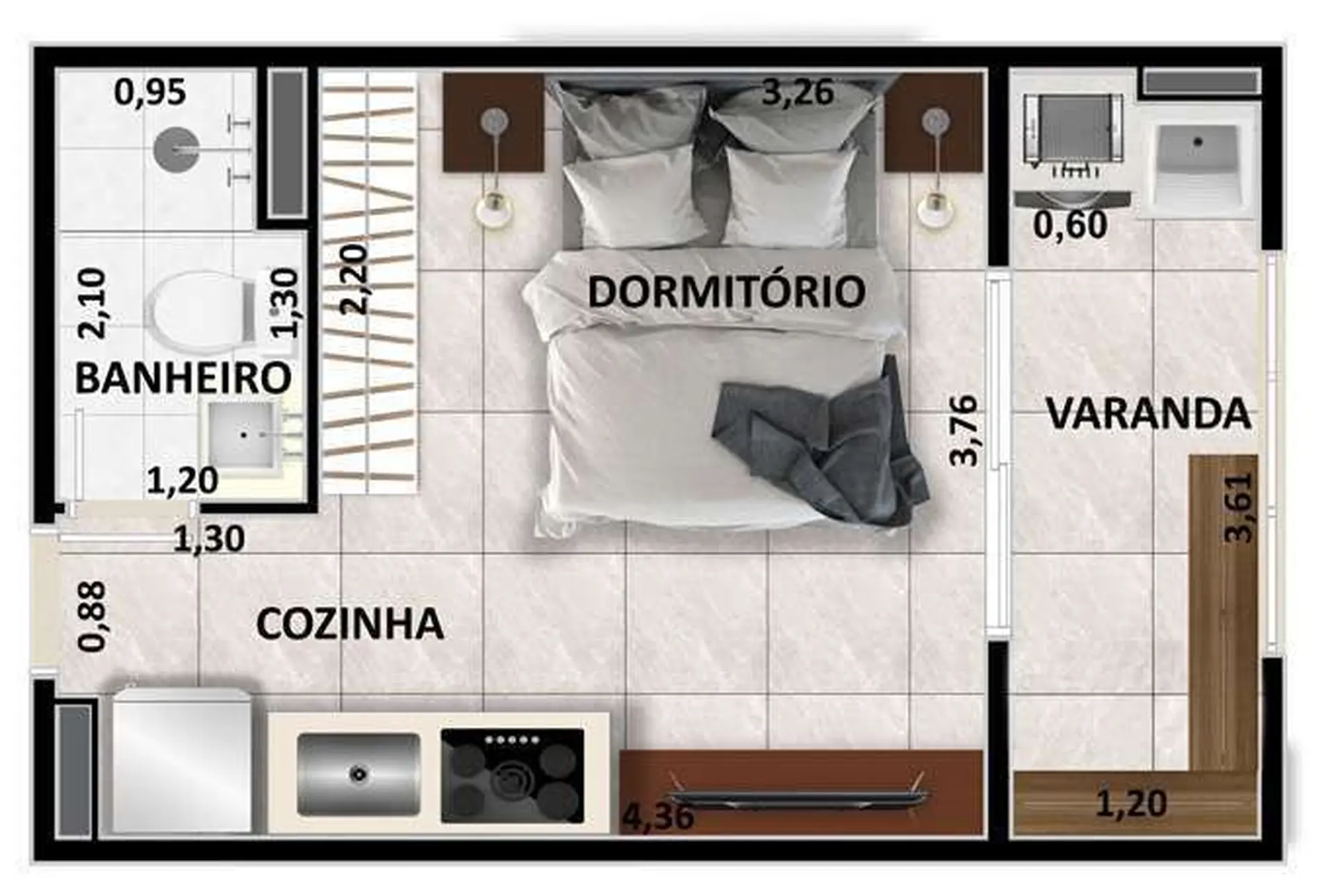 Planta 1 – Moment Metrô Conceição