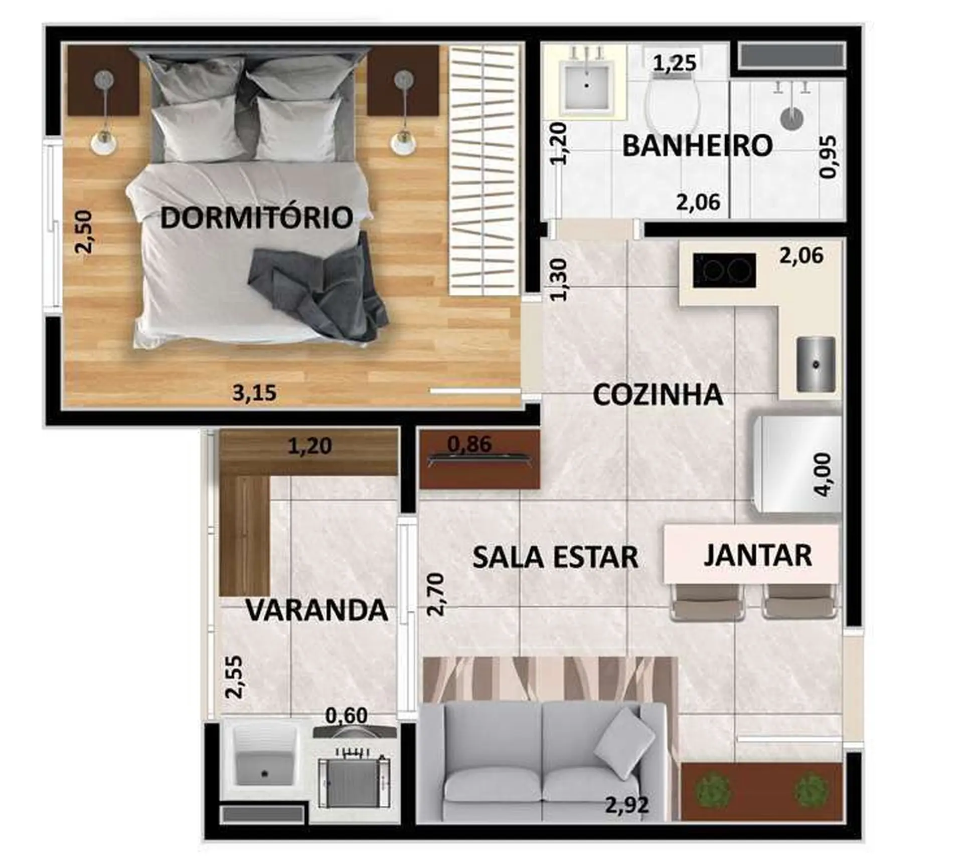 Planta 2 – Moment Metrô Conceição