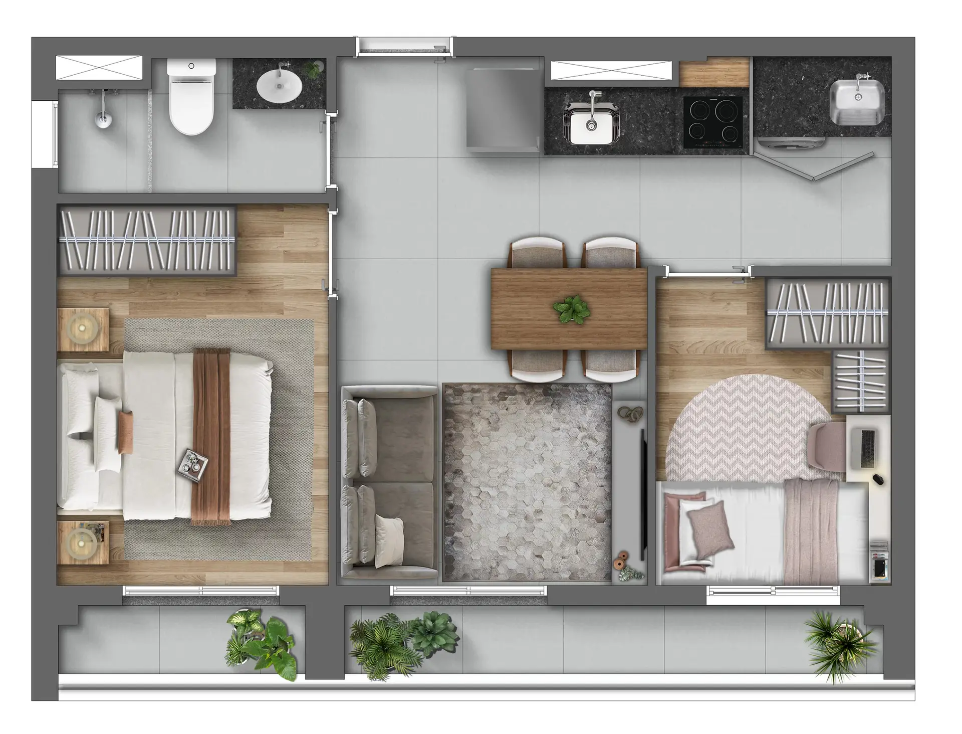 Planta 2 – Monumental Residencial Conx