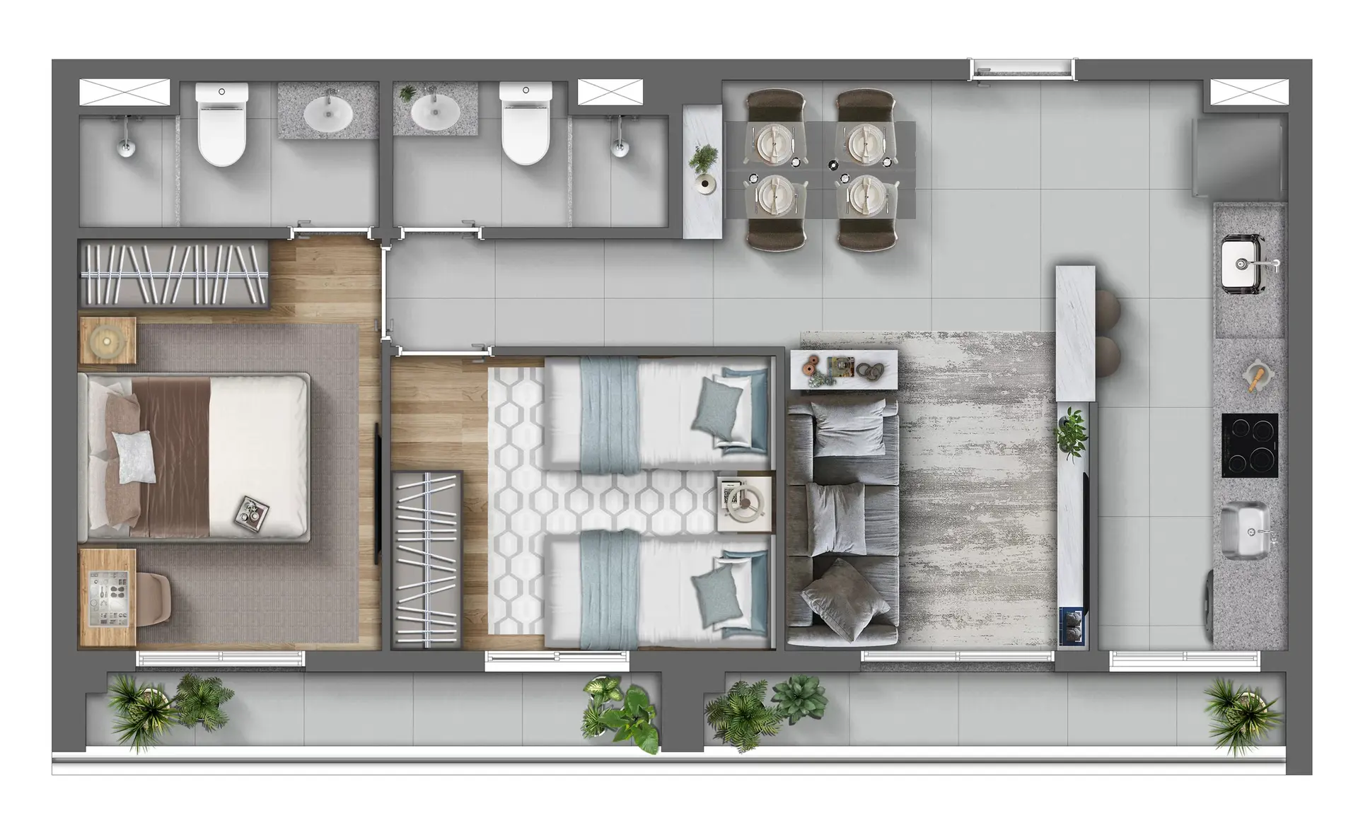 Planta 3 – Monumental Residencial Conx