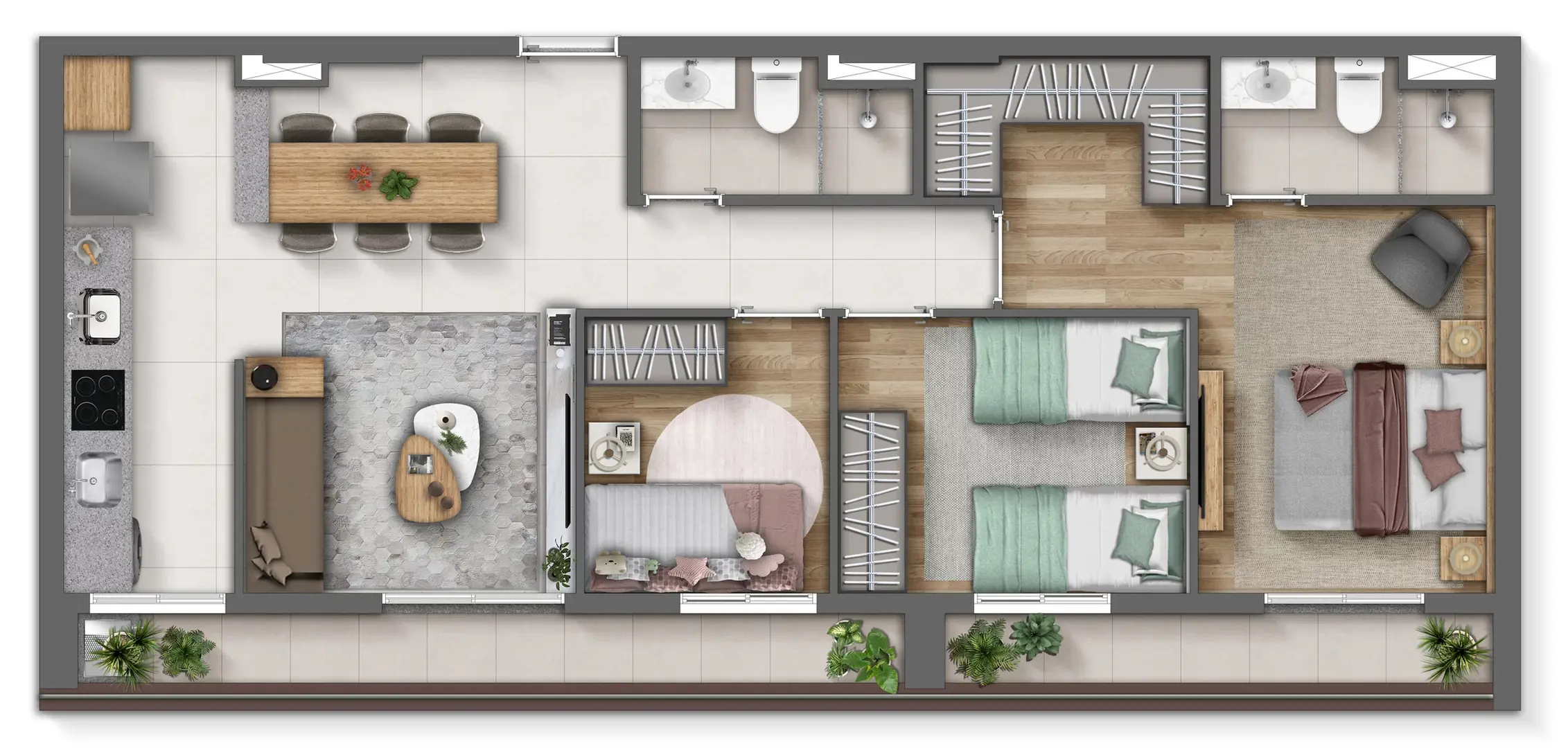 Planta 4 – Monumental Residencial Conx