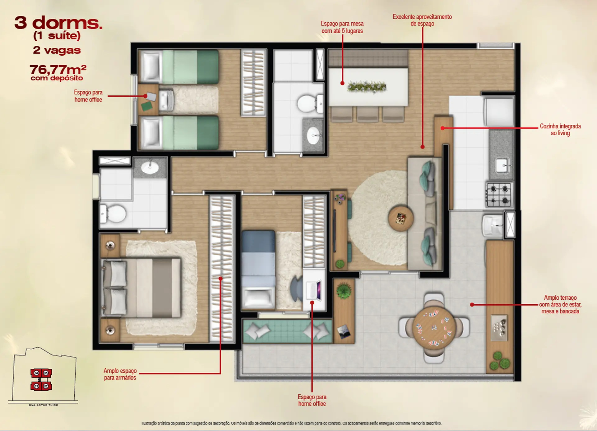 76m² – My Wish Saúde