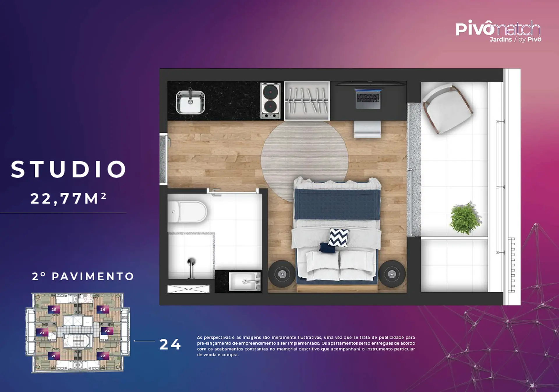 Planta 1 – Pivô Match Jardins