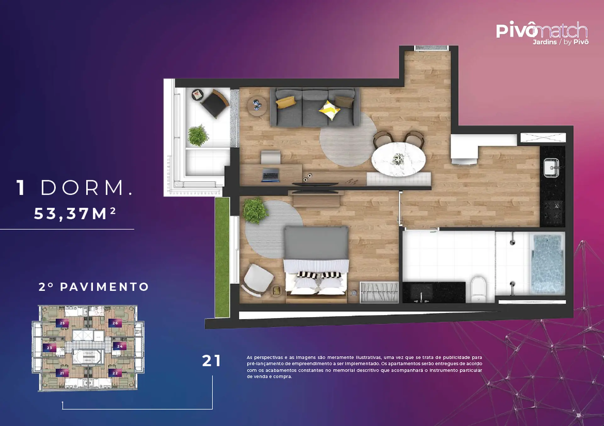 Planta 2 – Pivô Match Jardins
