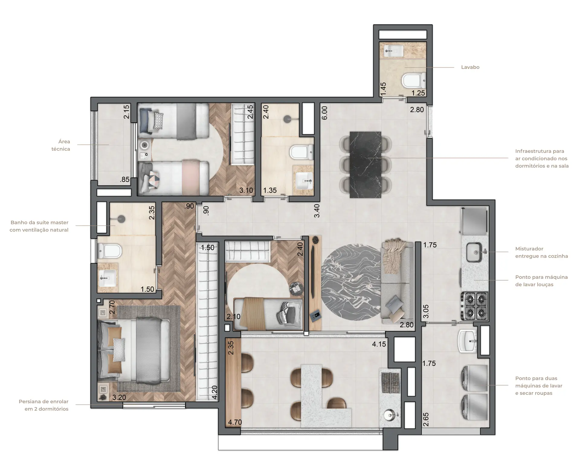 Planta 4 – Quattri Cyrela Vila Mariana