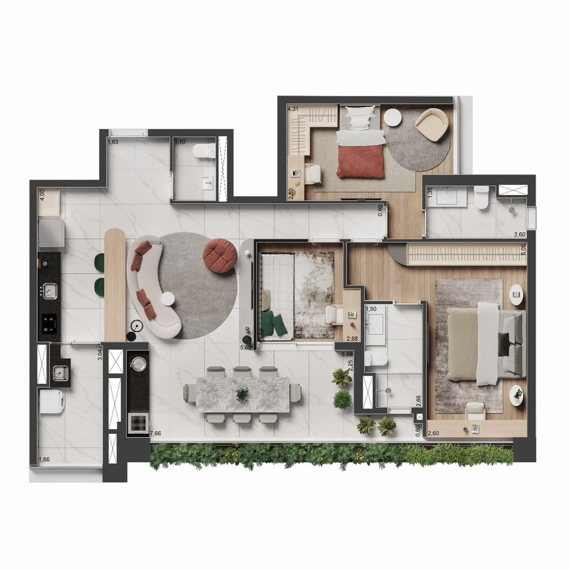 Planta 2 – The Rose Vila Mariana