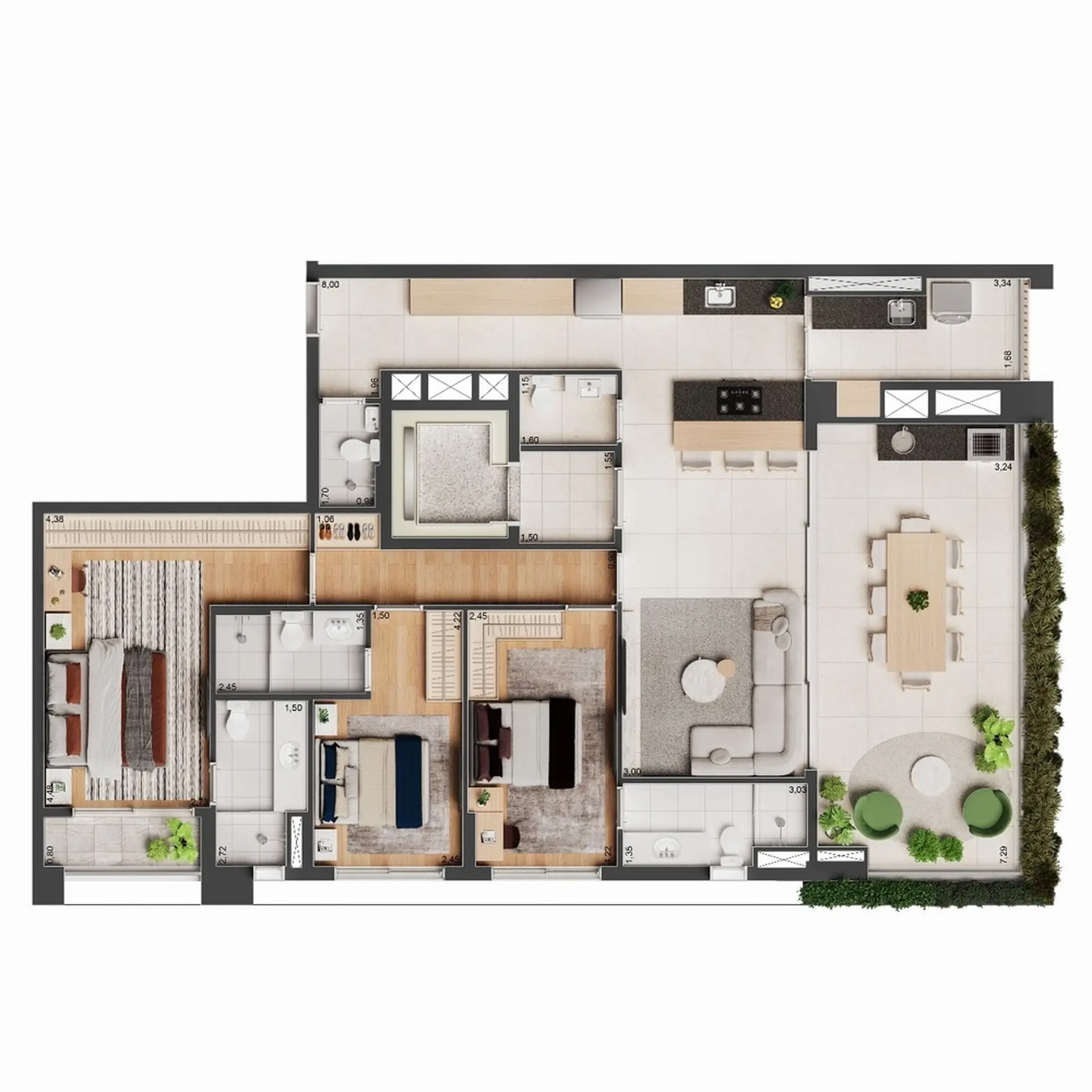 Planta 3 – The Rose Vila Mariana