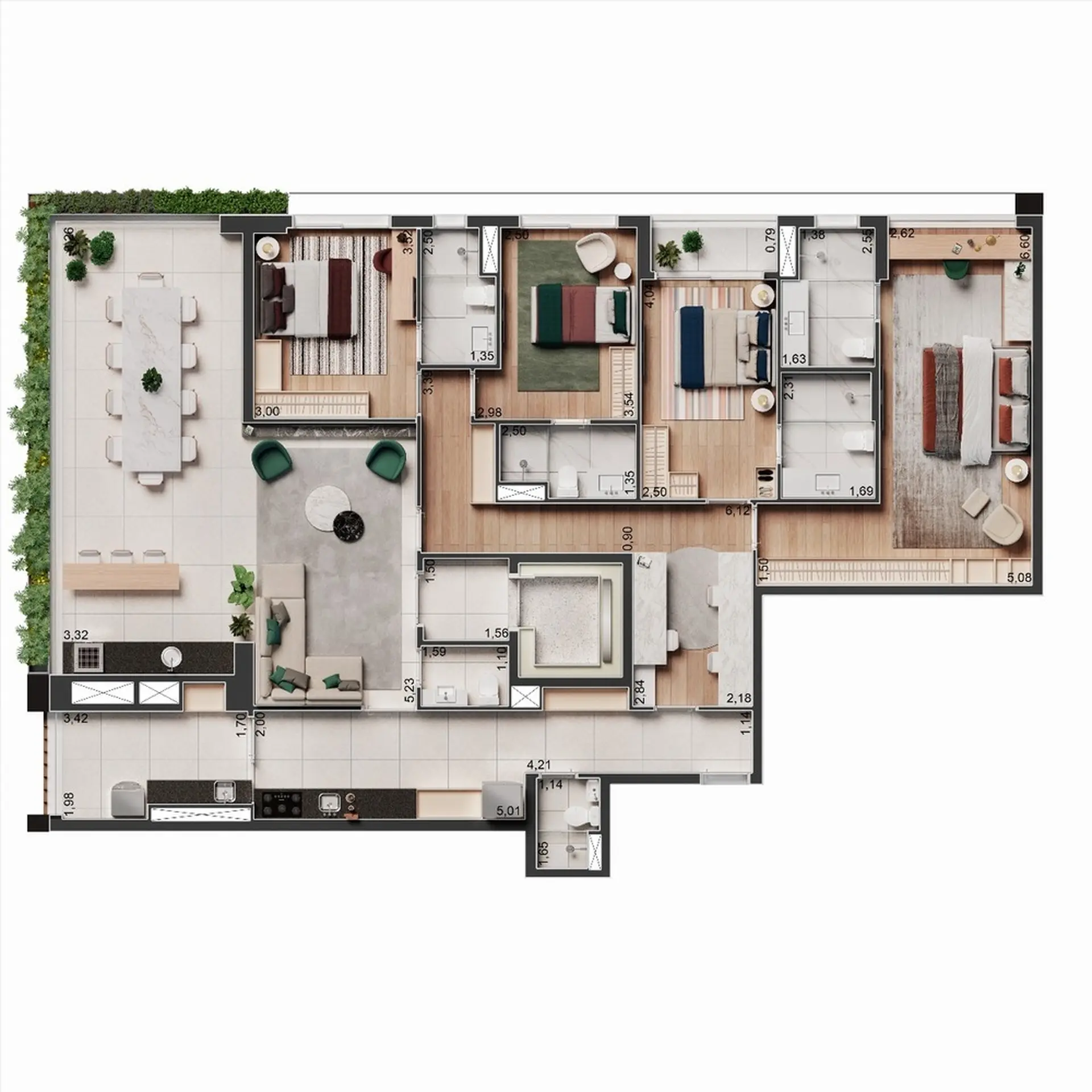 Planta 4 – The Rose Vila Mariana