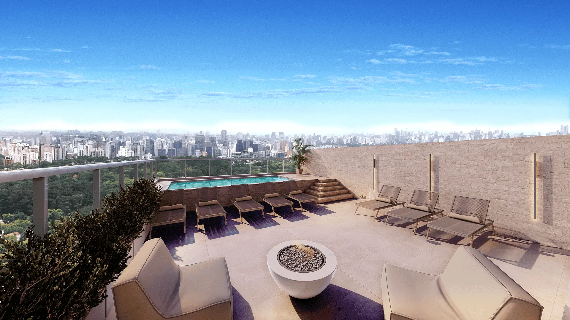 The View Ibirapuera Residences — área de lazer 3