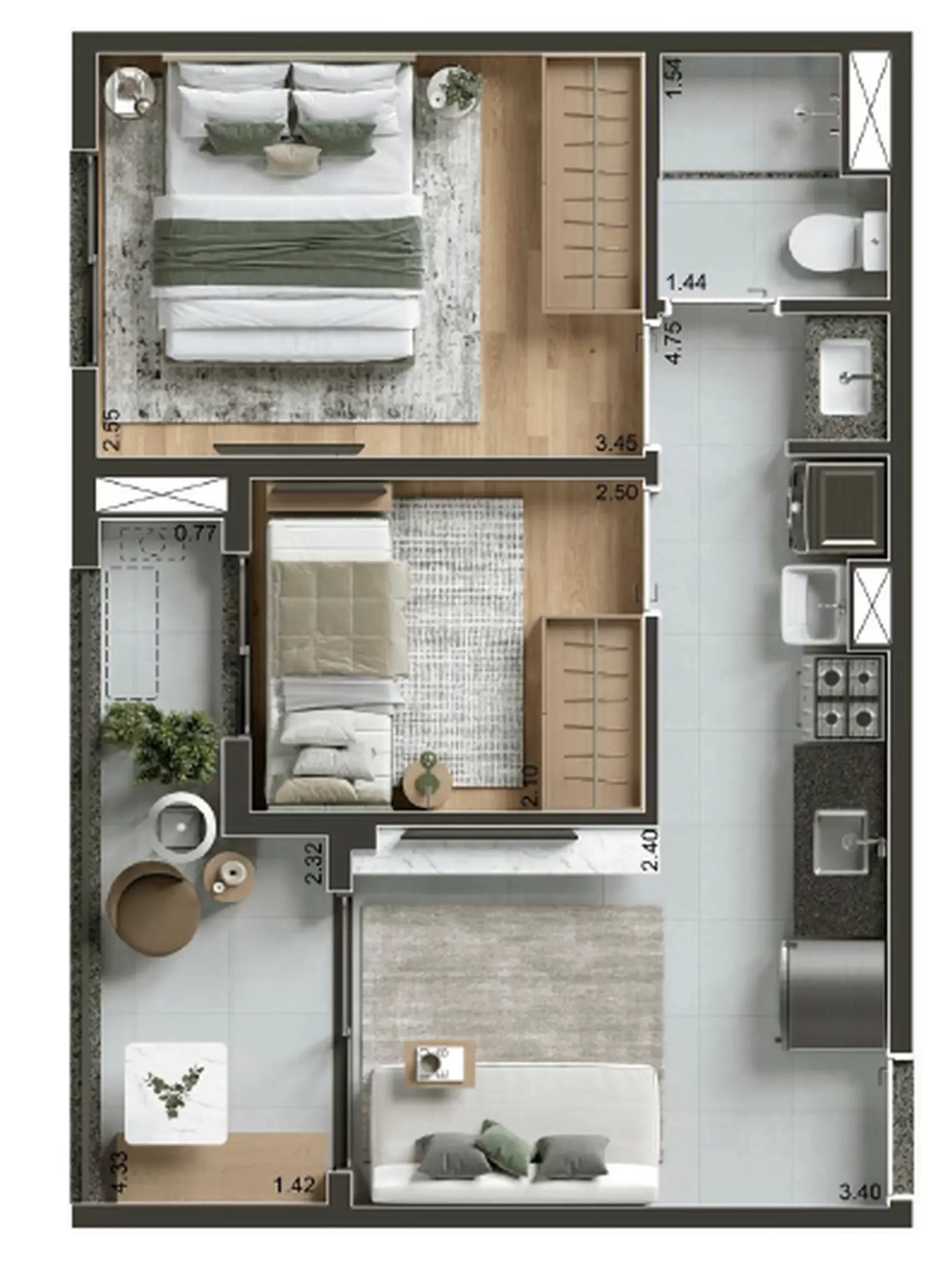 Planta 2 – Today Chácara Santo Antônio