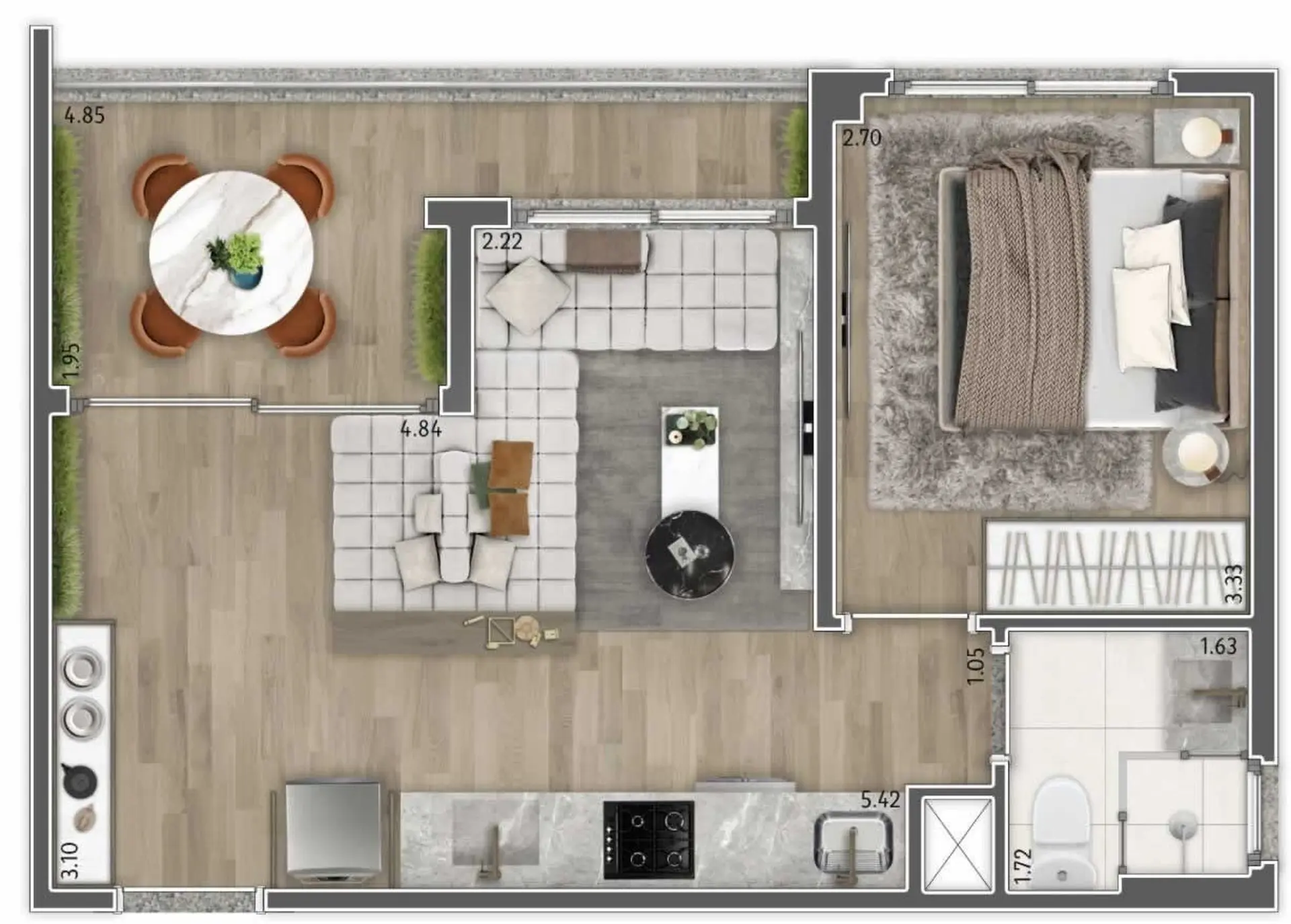 Planta 2 – Today Vila Mariana – Residencial