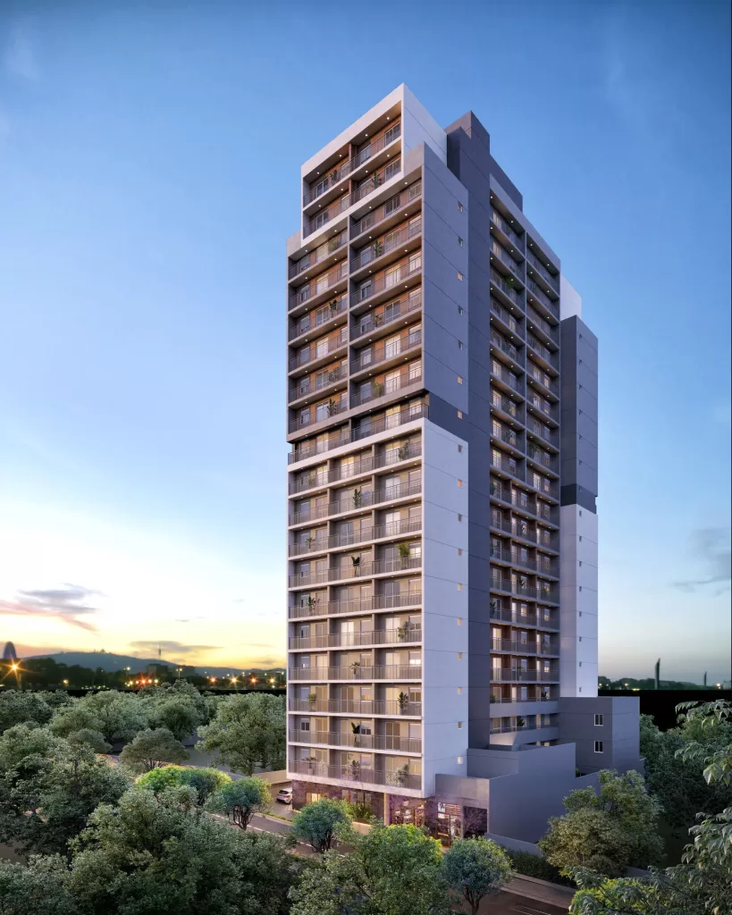 Fachada do empreendimento Unique Fit Vila Mariana