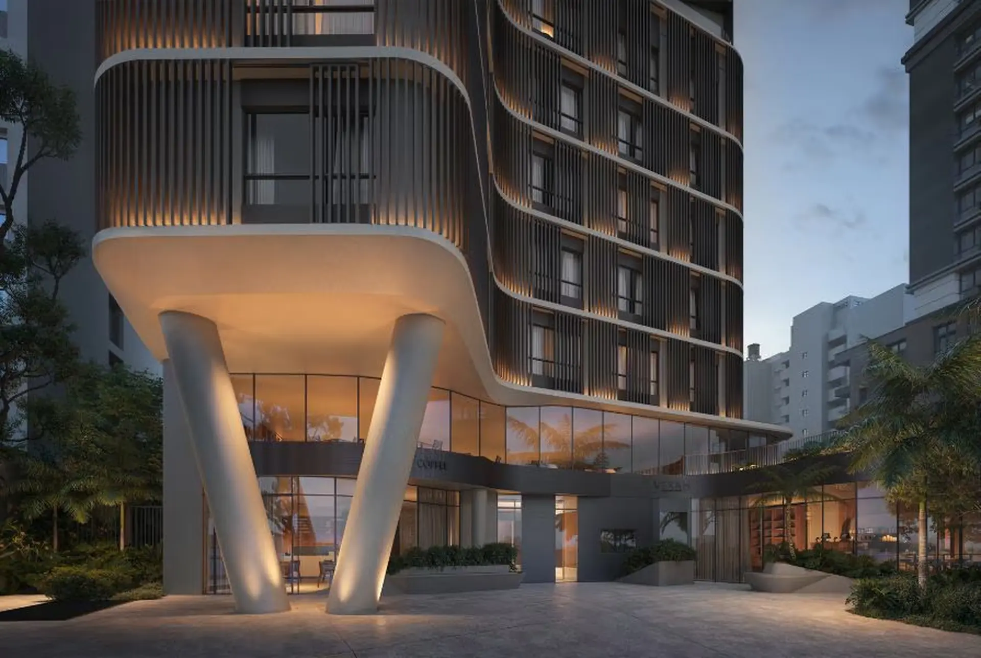 Fachada Verah Jardins Design Studios – Pinheiros