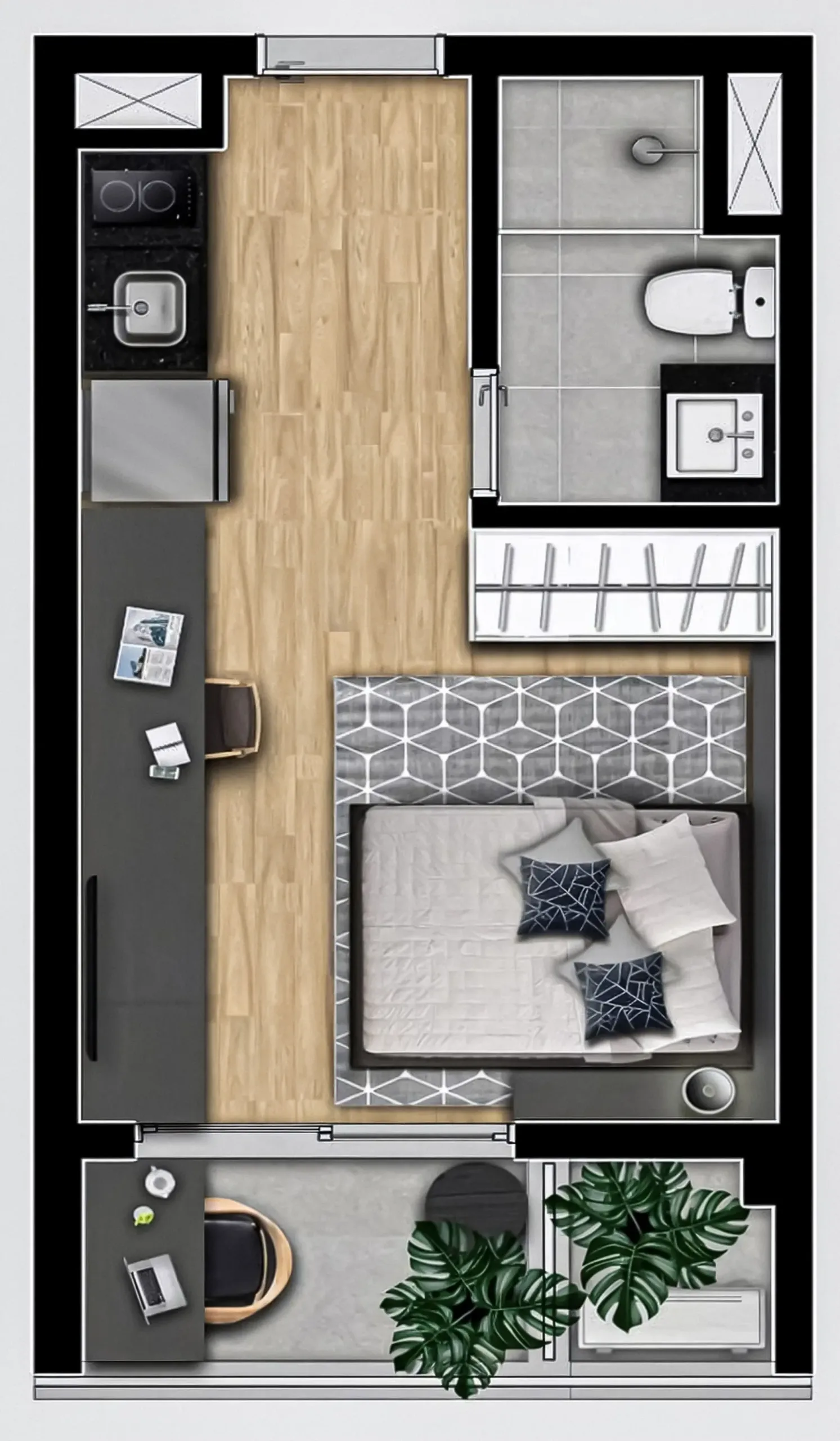 Planta 1 – Vitacon Alameda Jaú