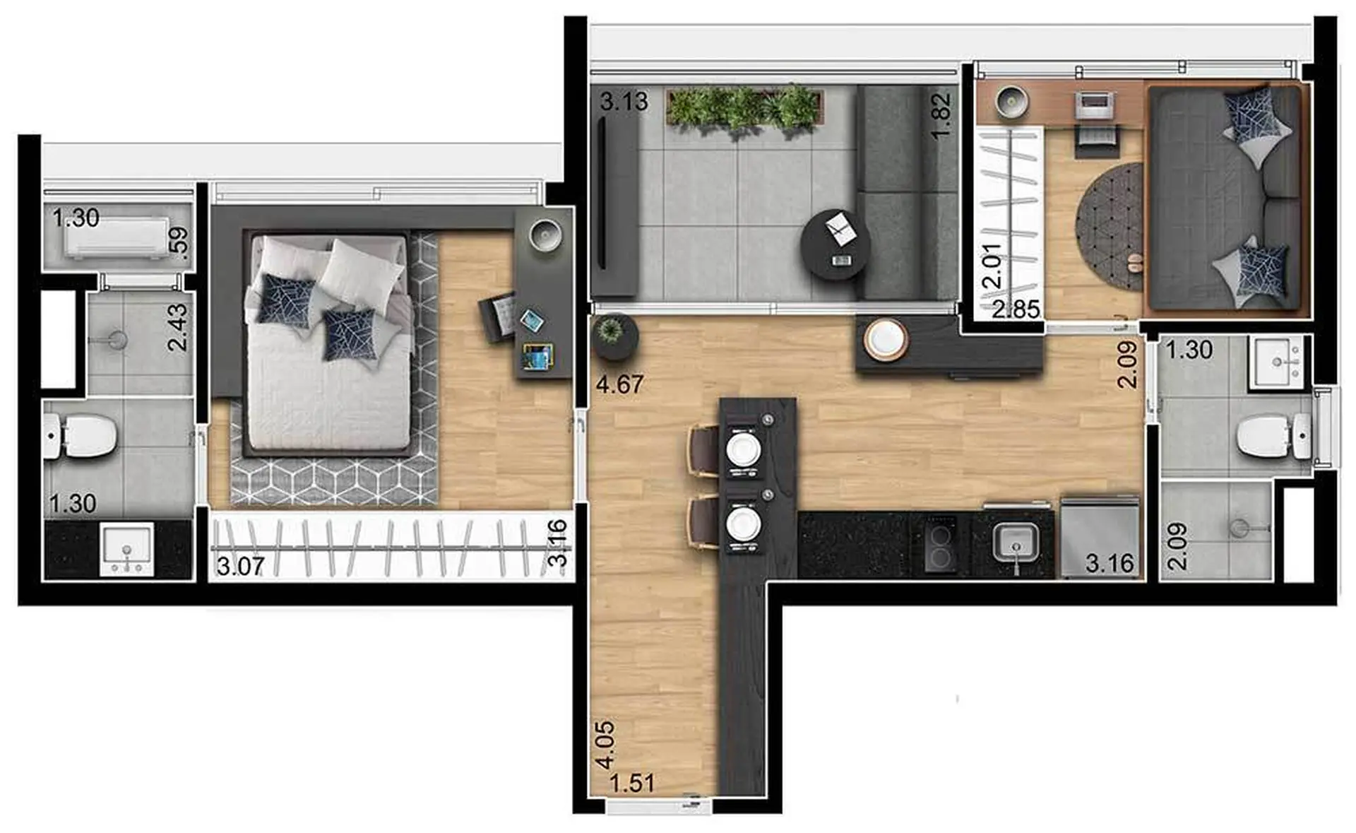 Planta 4 – Vitacon Lorena