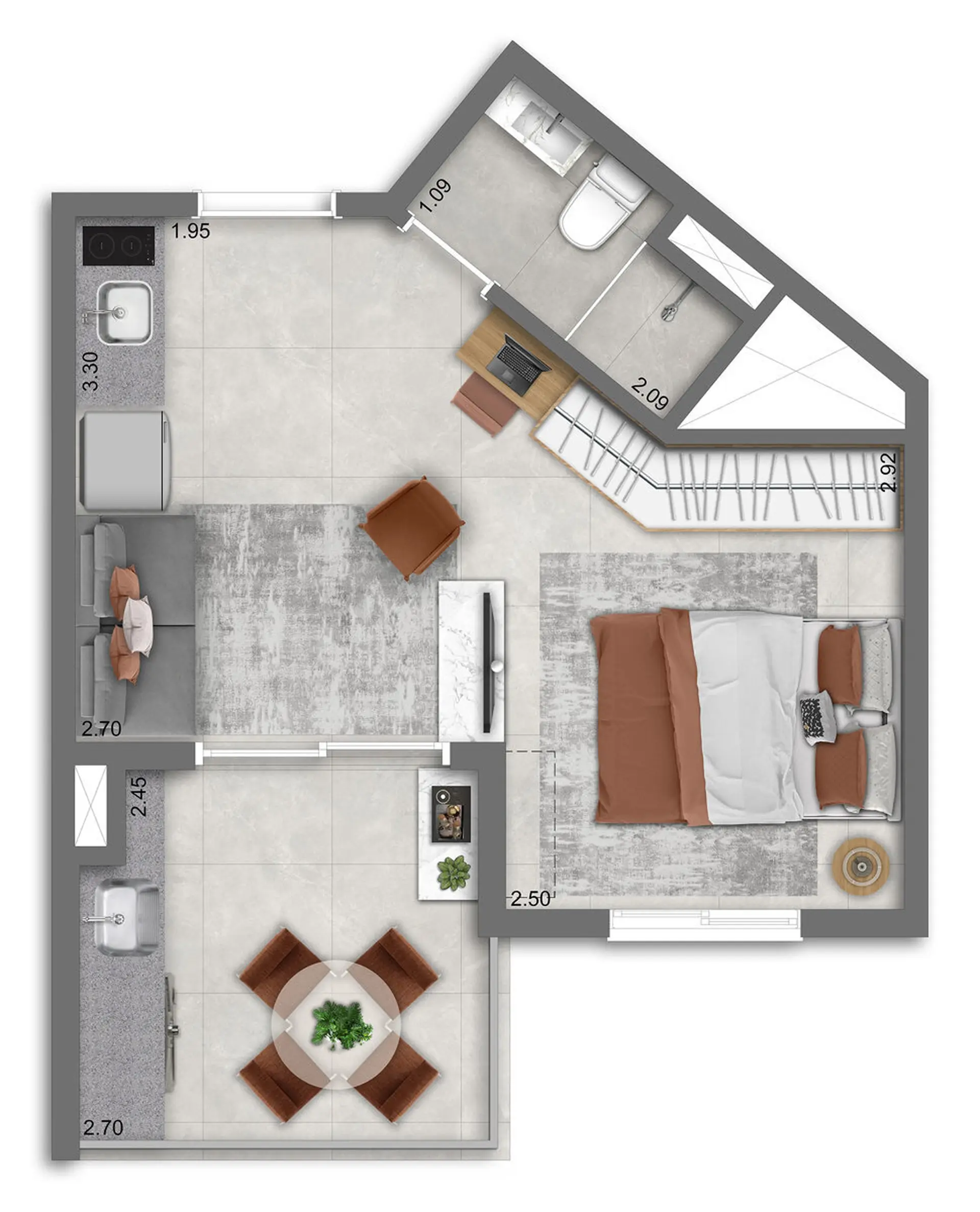 Planta 1 – Viva Benx Estação Vila Mariana