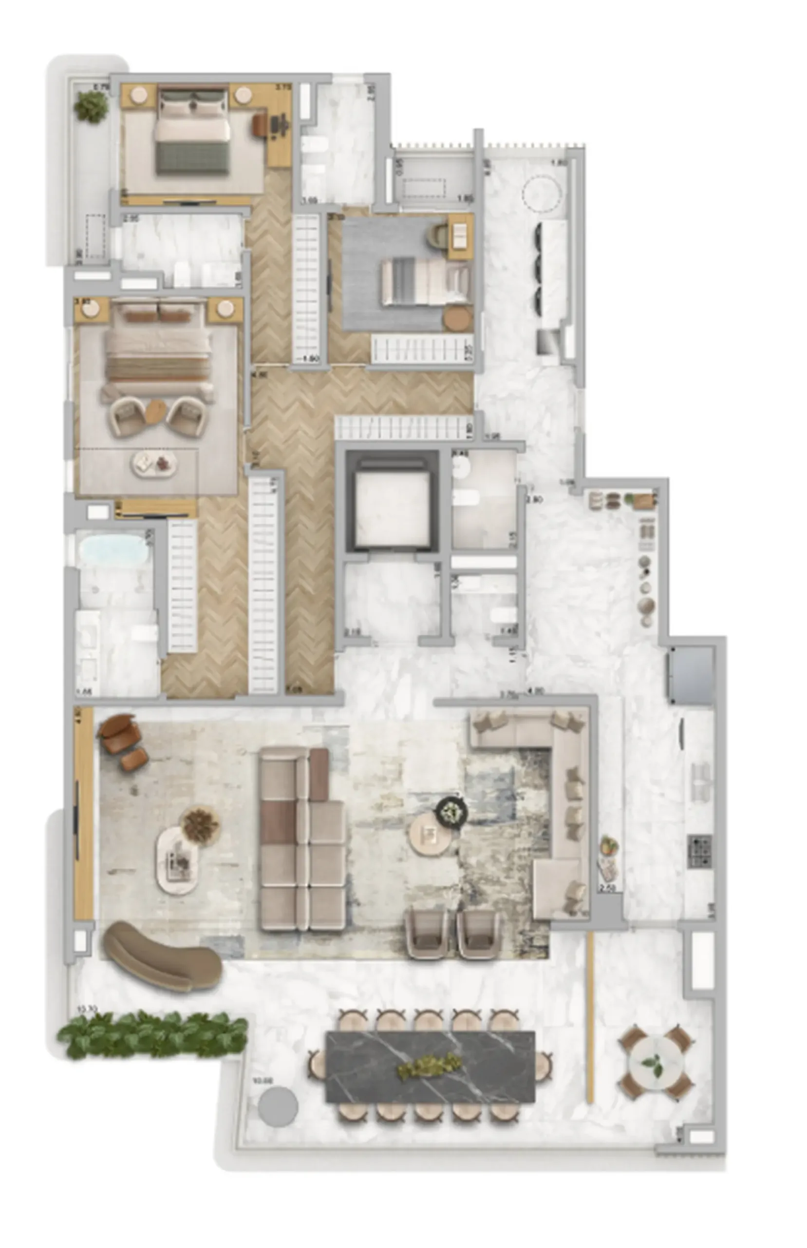 Planta 1 – Zen Cyrela e Yoo