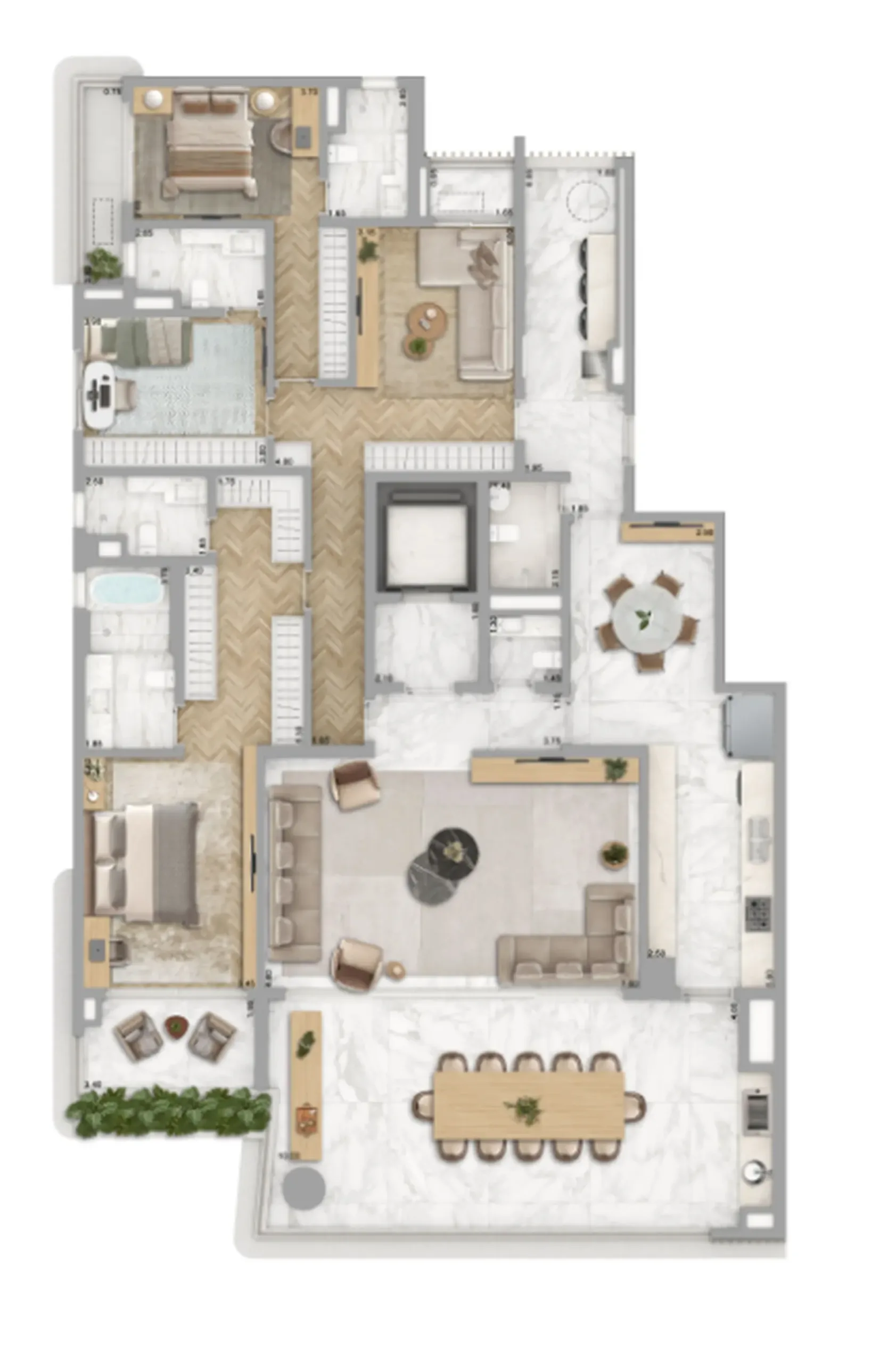Planta 2 – Zen Cyrela e Yoo