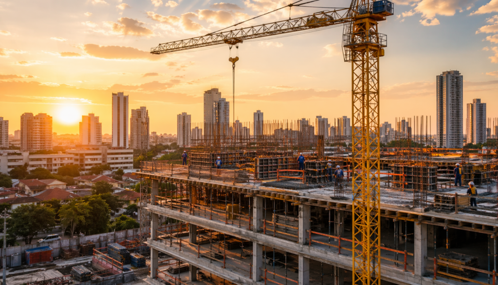 Construtoras surpreendem com juros altos no 1º tri 2026