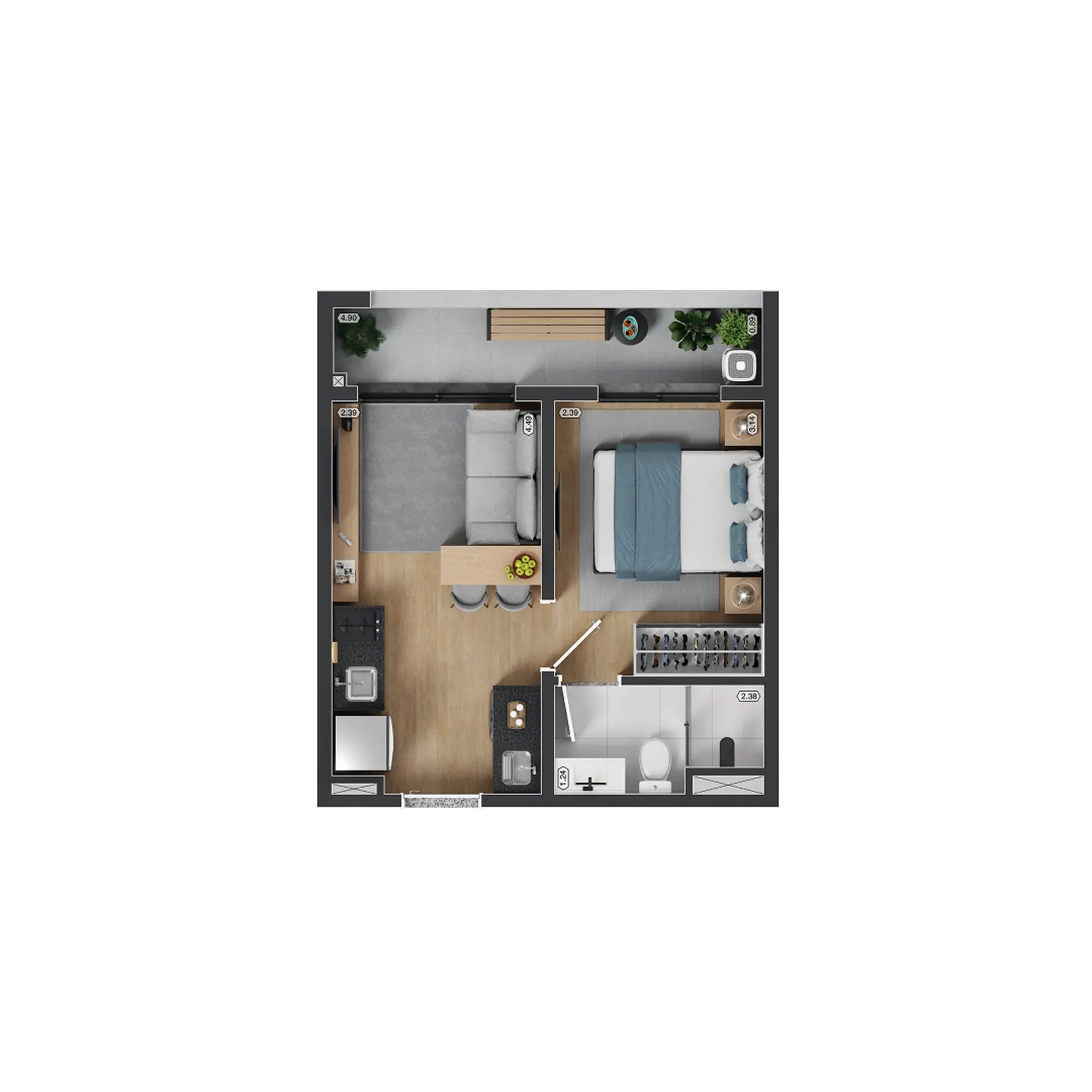 Planta 1 – myID Adolfo Pinheiro