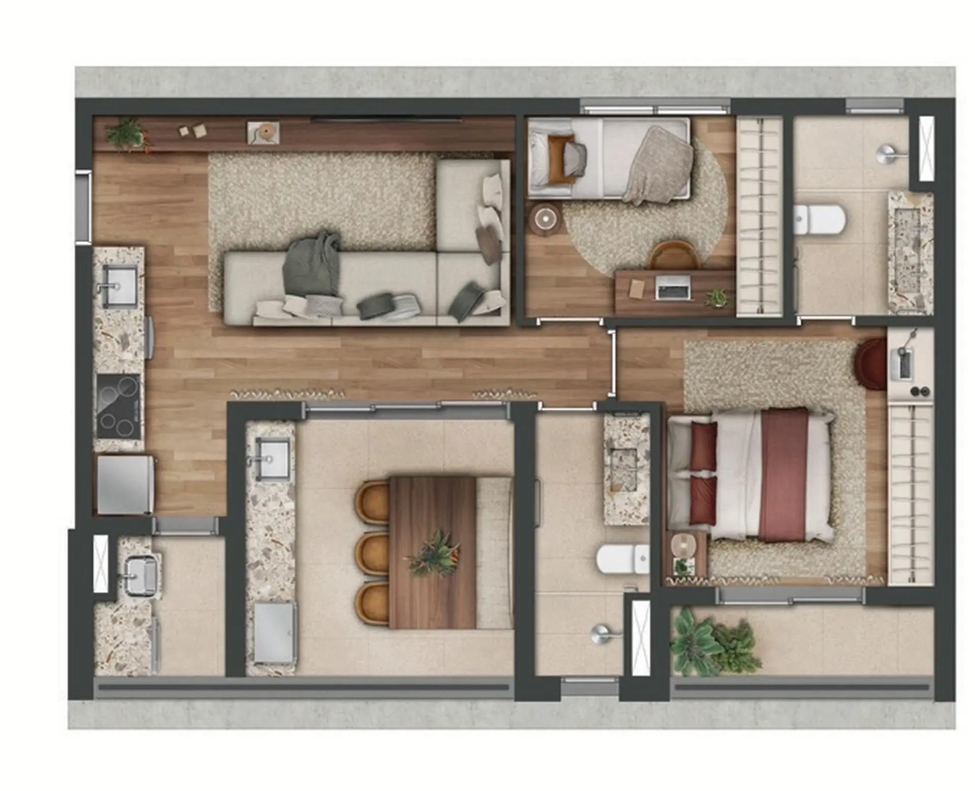 Planta 1 – 1800 Oscar Pinheiros – Residencial