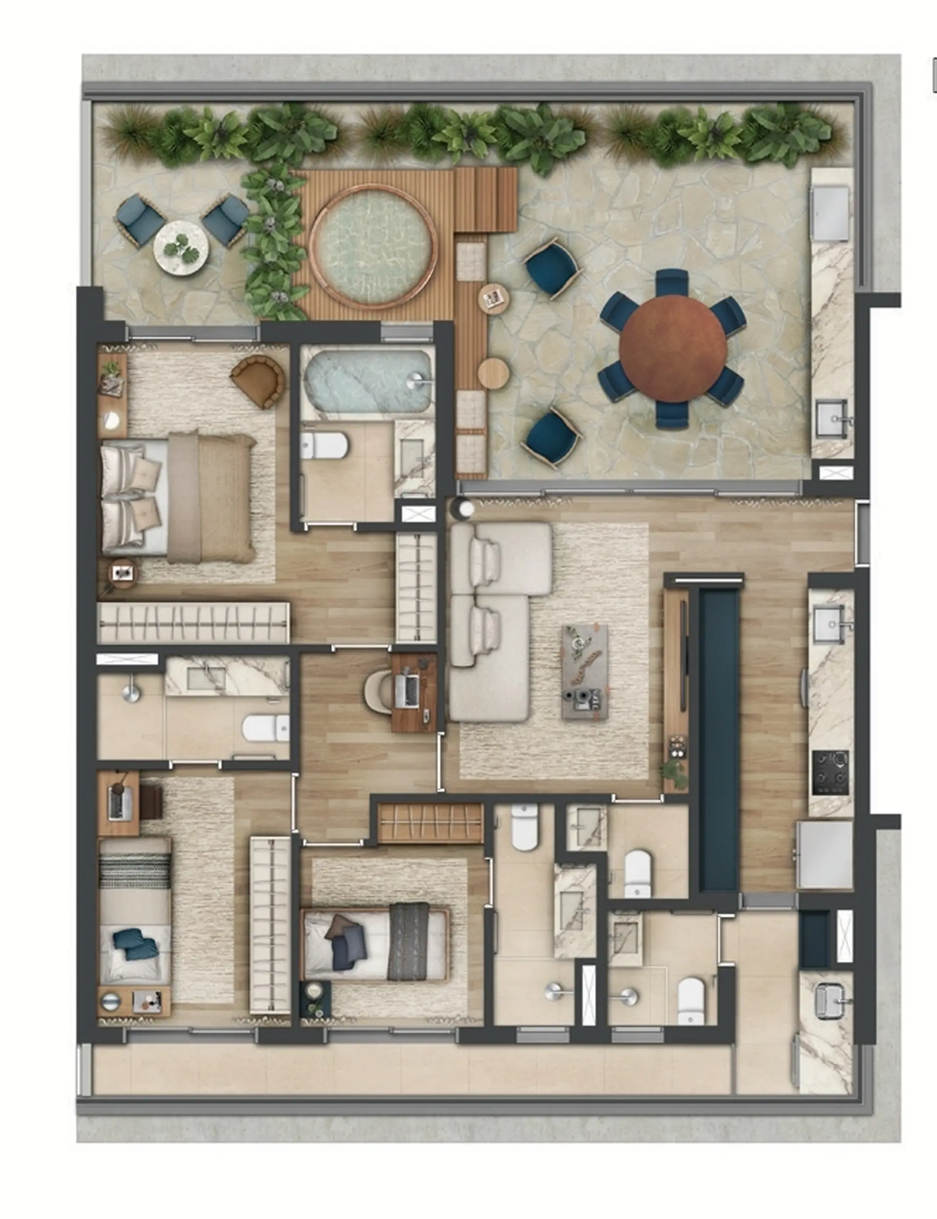 Planta 3 – 1800 Oscar Pinheiros – Residencial