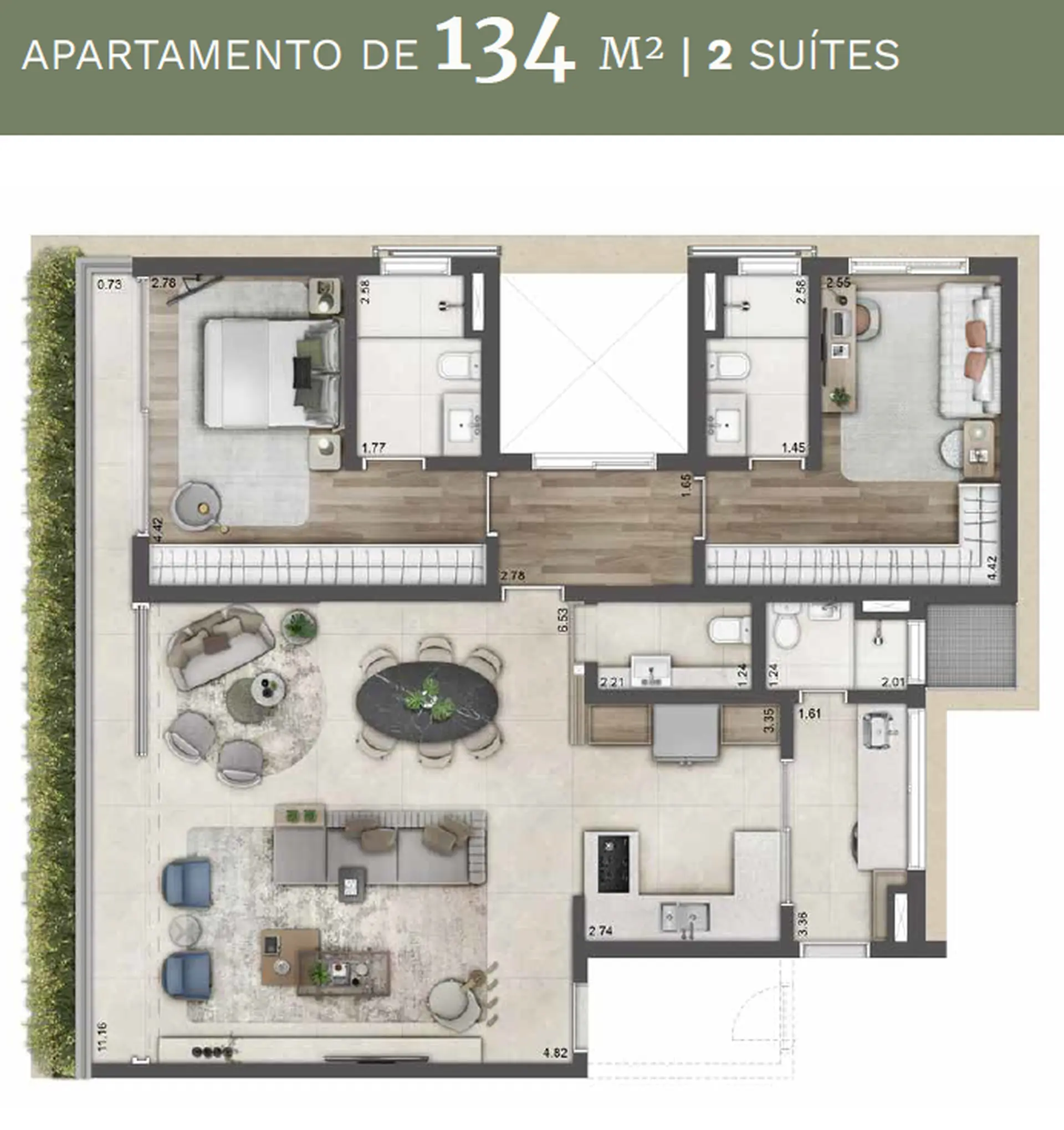 Planta 3 – 180° Rua Fidalga