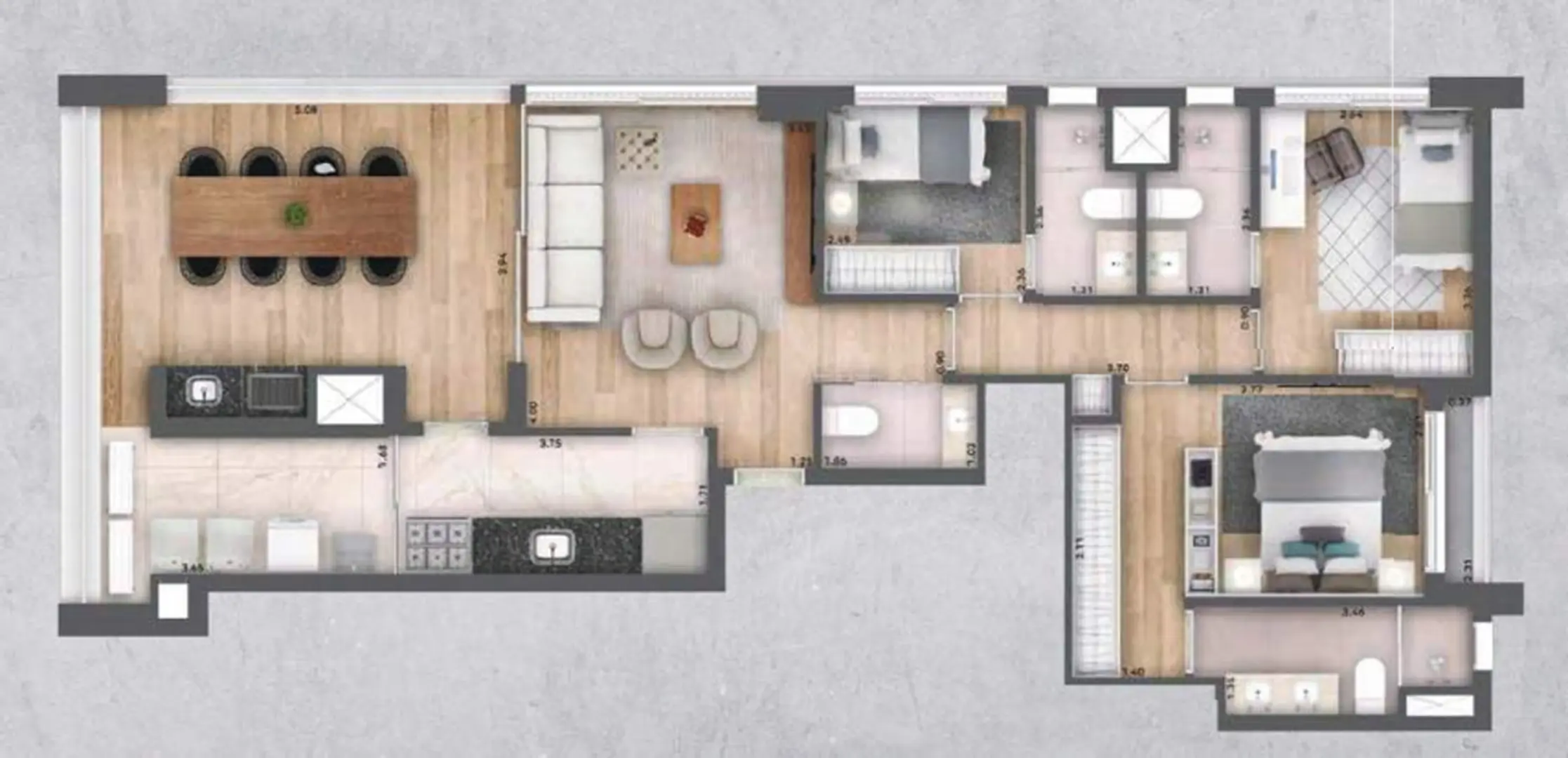 Planta 1 – 39 Sete Perdizes