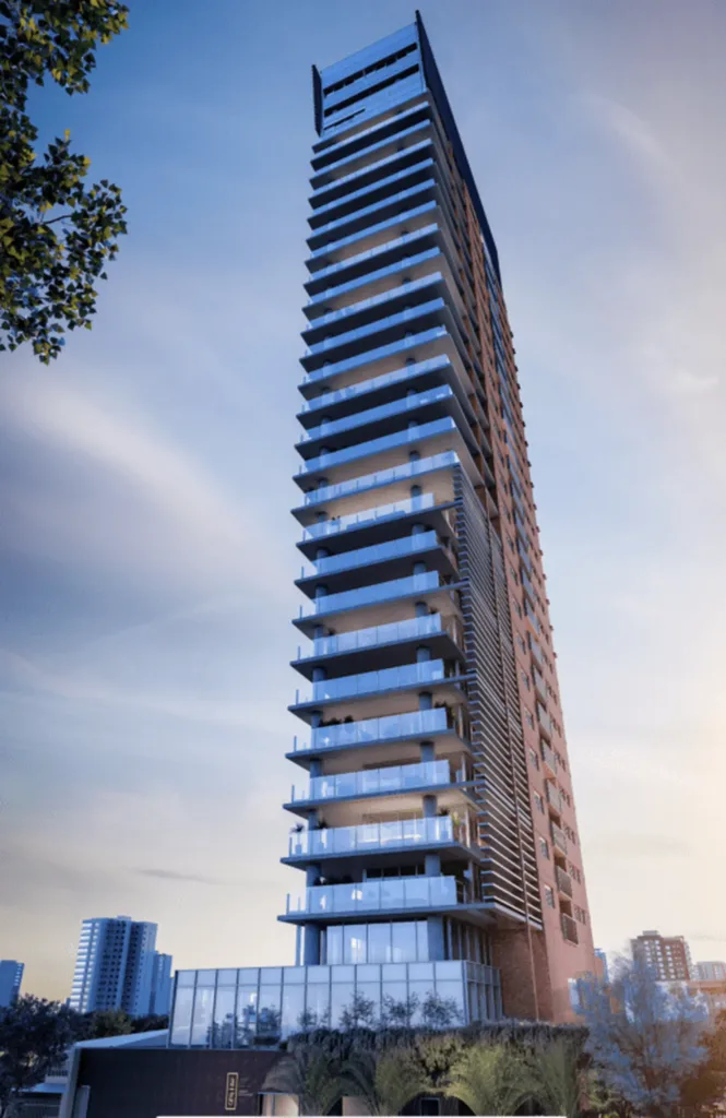 Fachada do empreendimento AG Residences Art