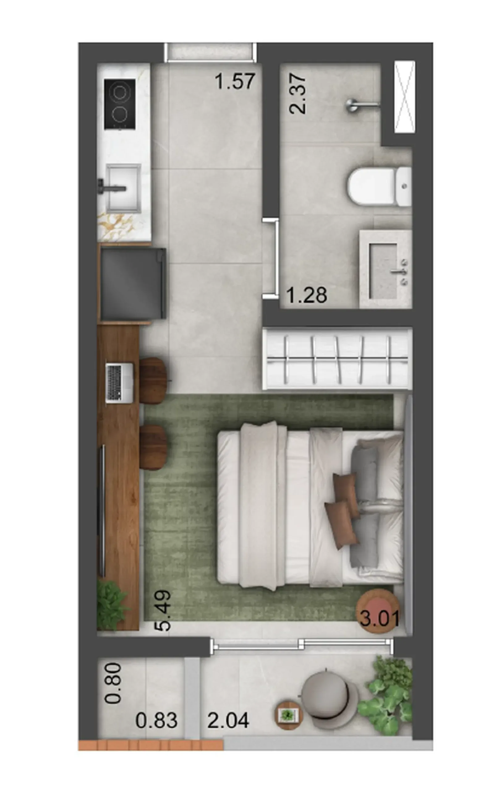 Planta 1 – Alberito – Residencial