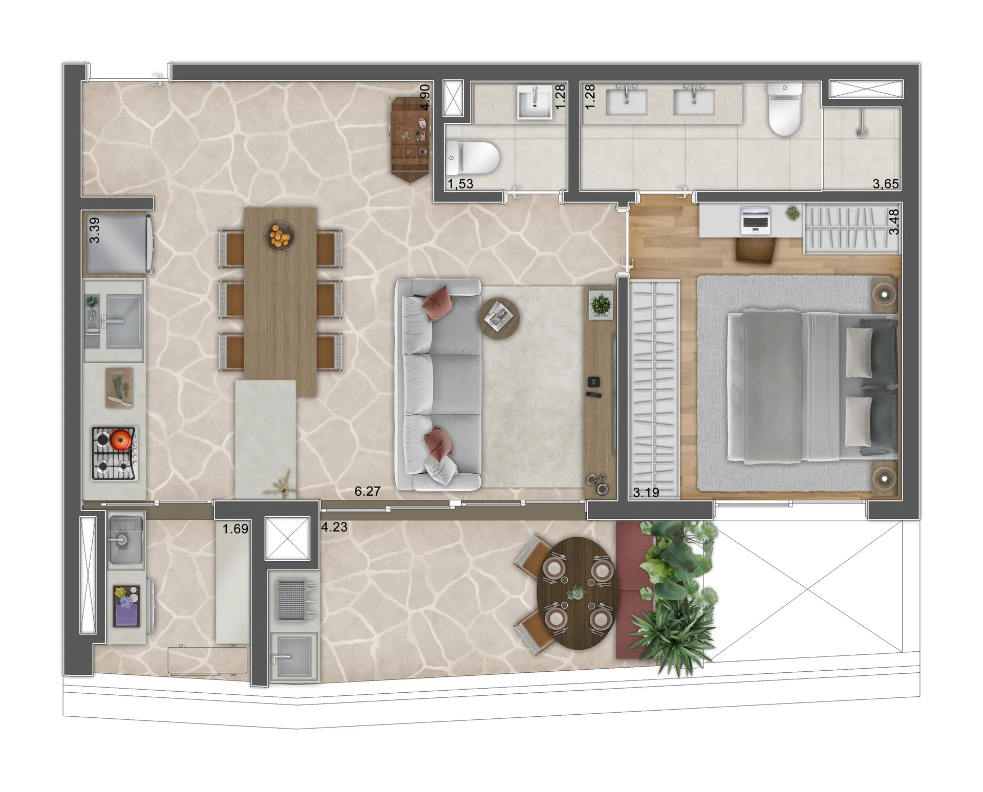 Planta 1 – Bioarq Pinheiros