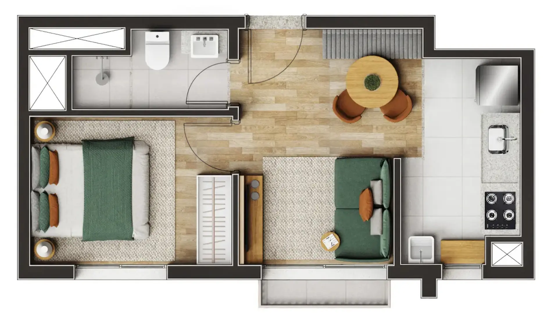 Planta 1 – Boulevard Vila Romana