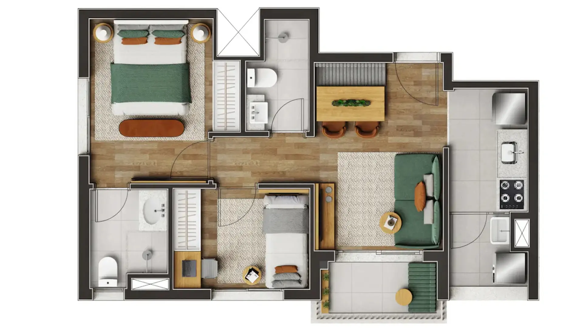 Planta 3 – Boulevard Vila Romana