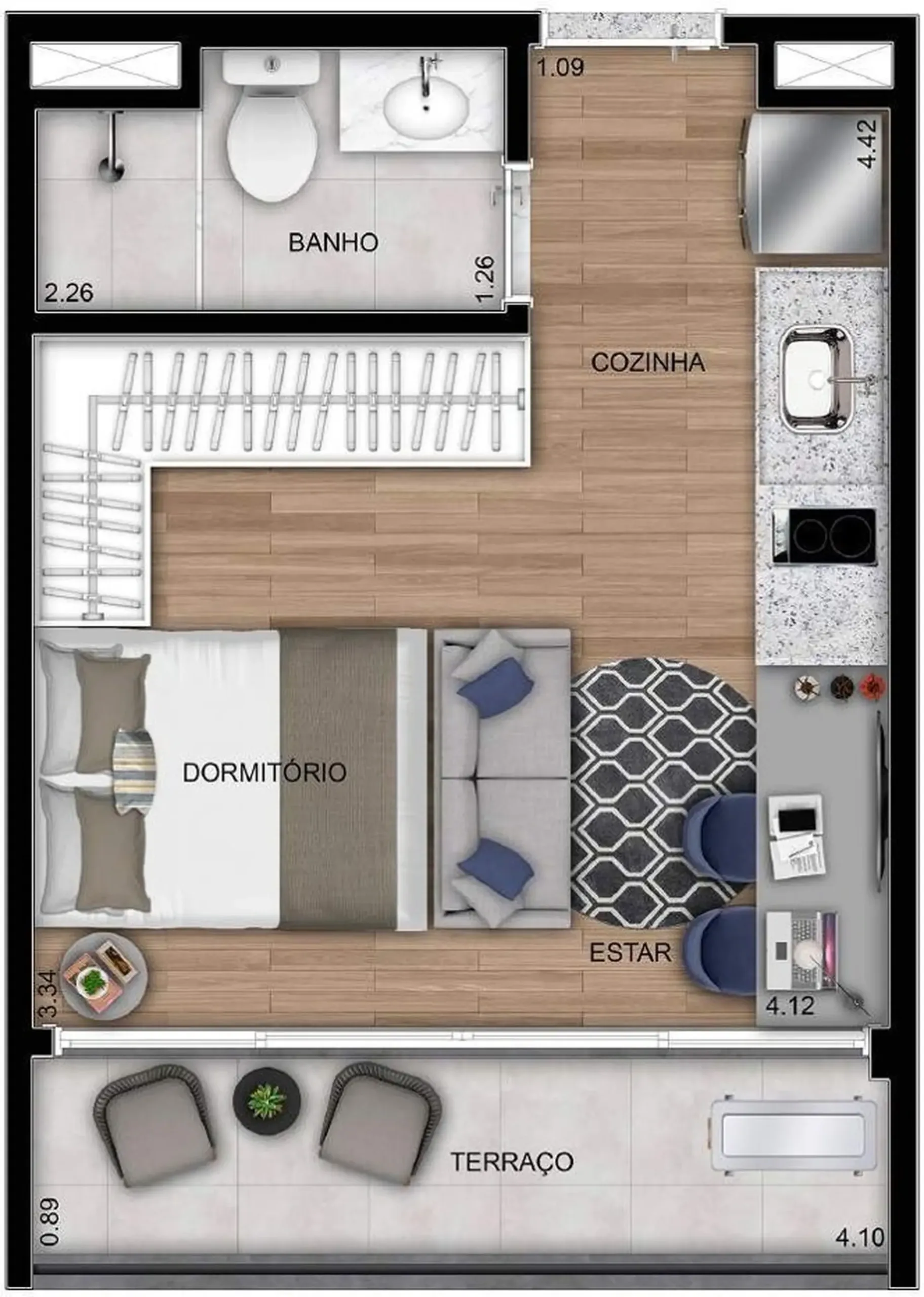 Planta 1 – Bourbon Smart Style