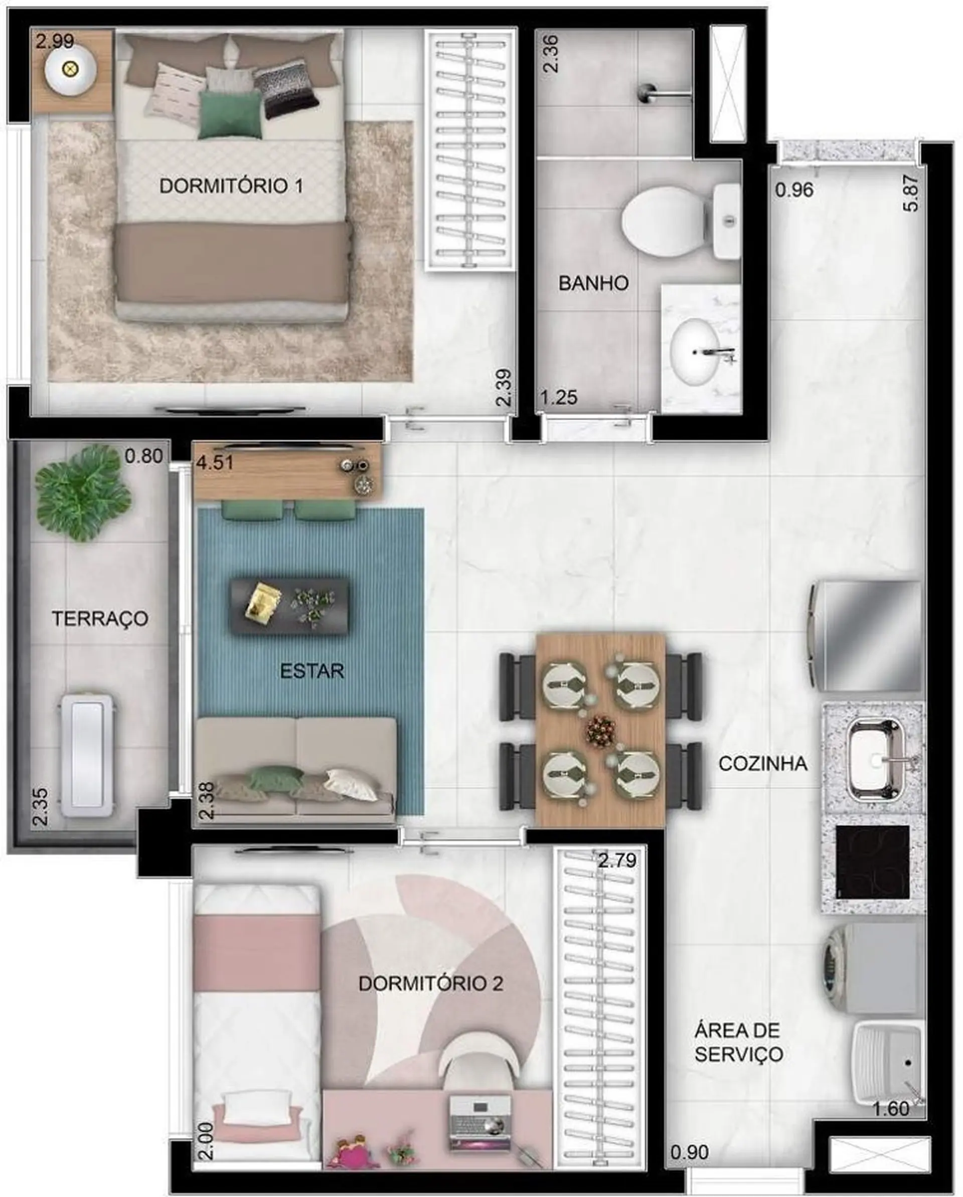 Planta 2 – Bourbon Smart Style