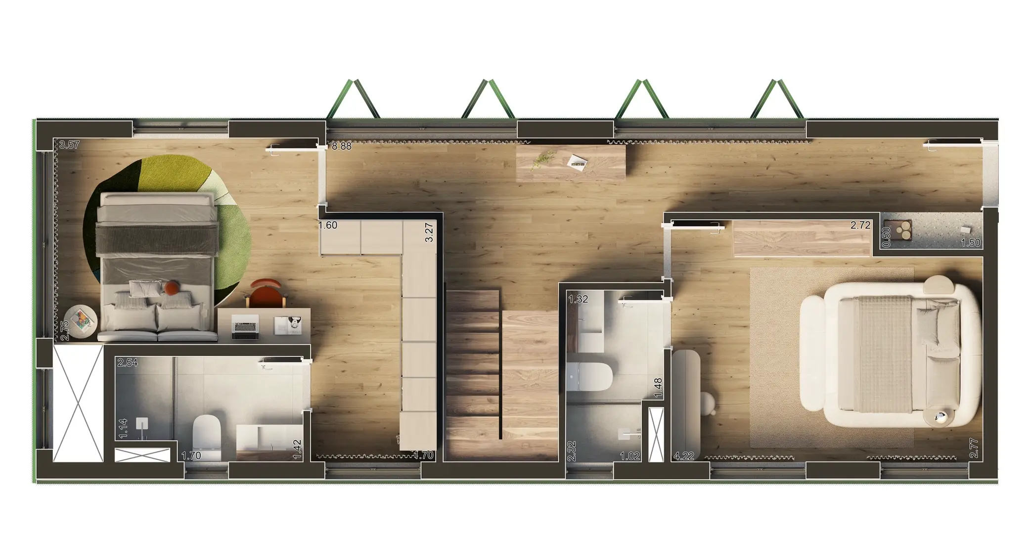 Planta 4 – Casa Vertical Apinajés