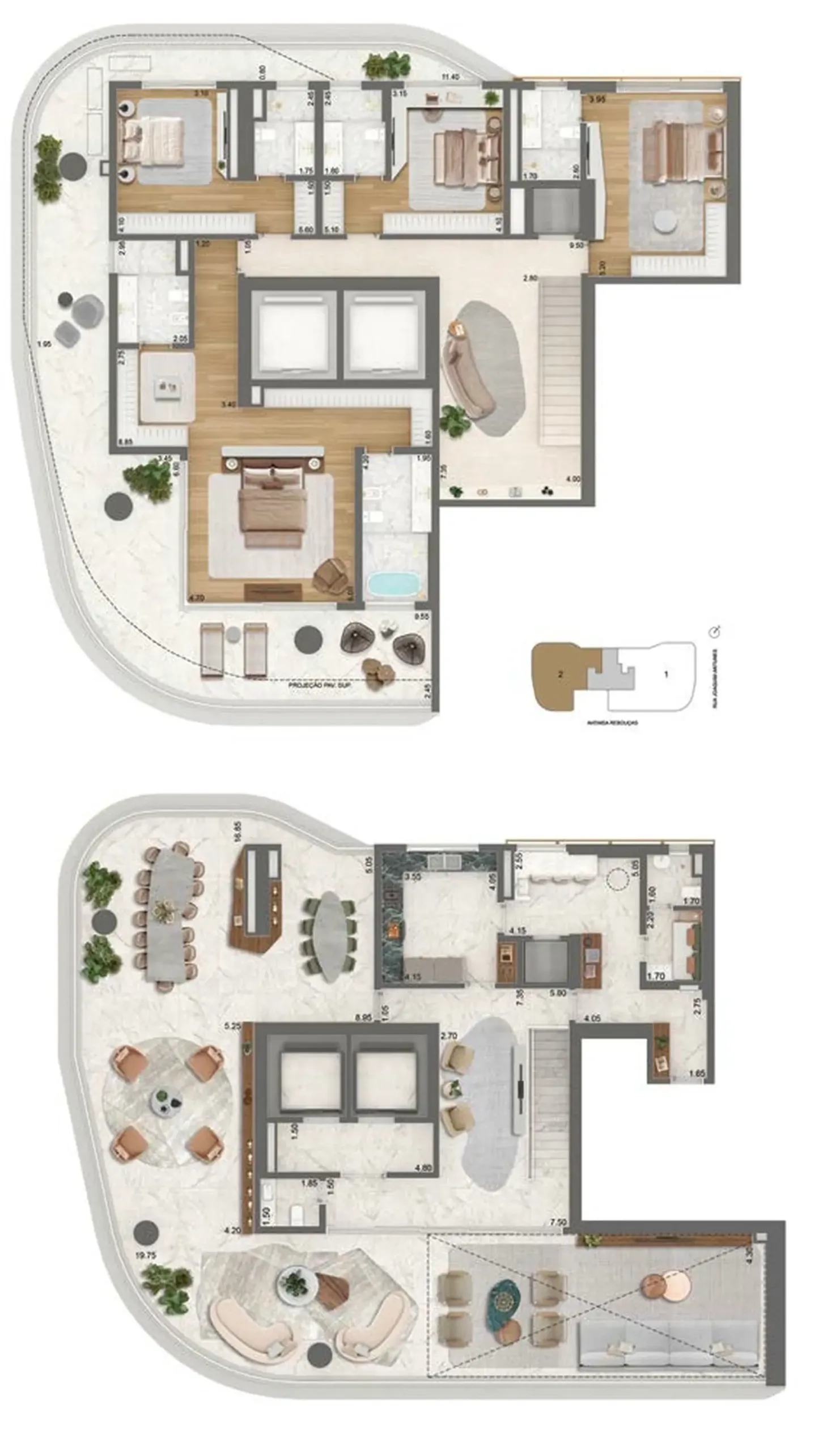 Planta 3 – Epic Jardim Europa Design by Pininfarina