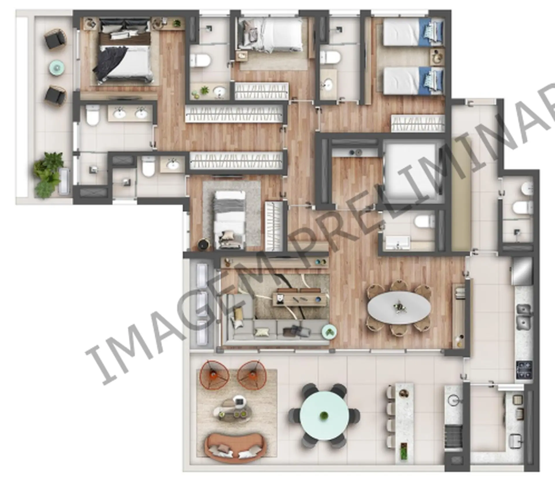 Planta 1 – Essential Perdizes