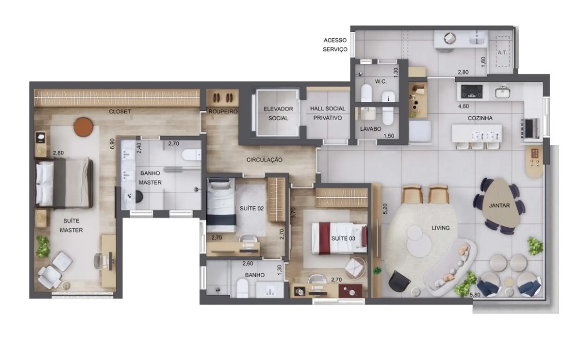 Planta 2 – Excellence Perdizes