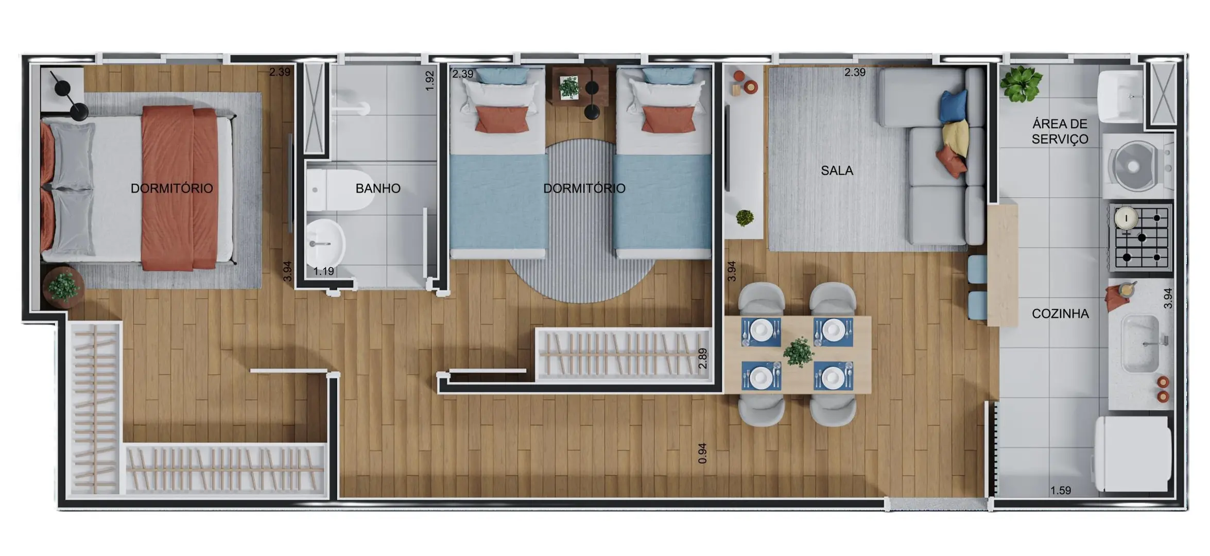 Planta 3 – HM Smart Freguesia do Ó