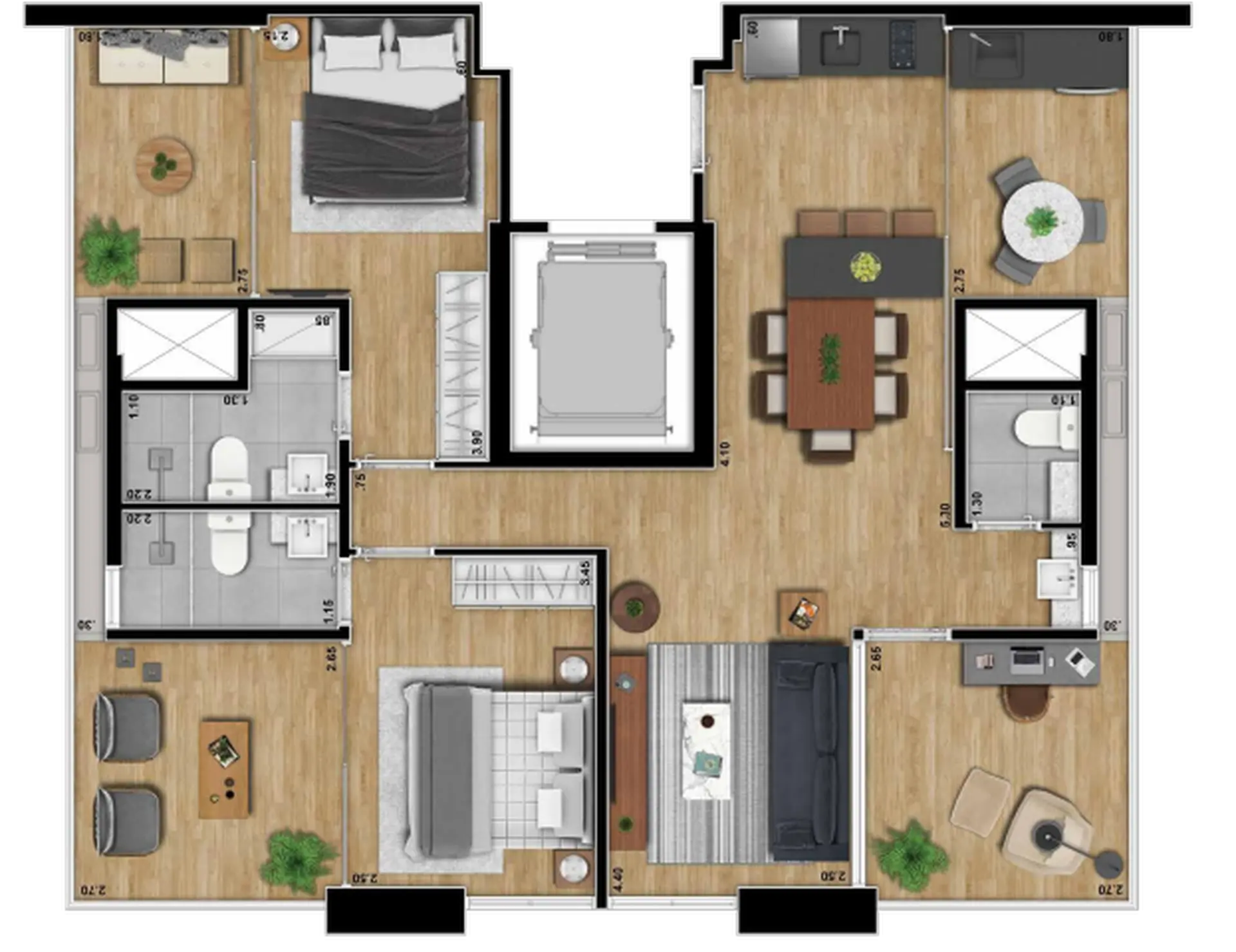 Planta 3 – HUB Pinheiros