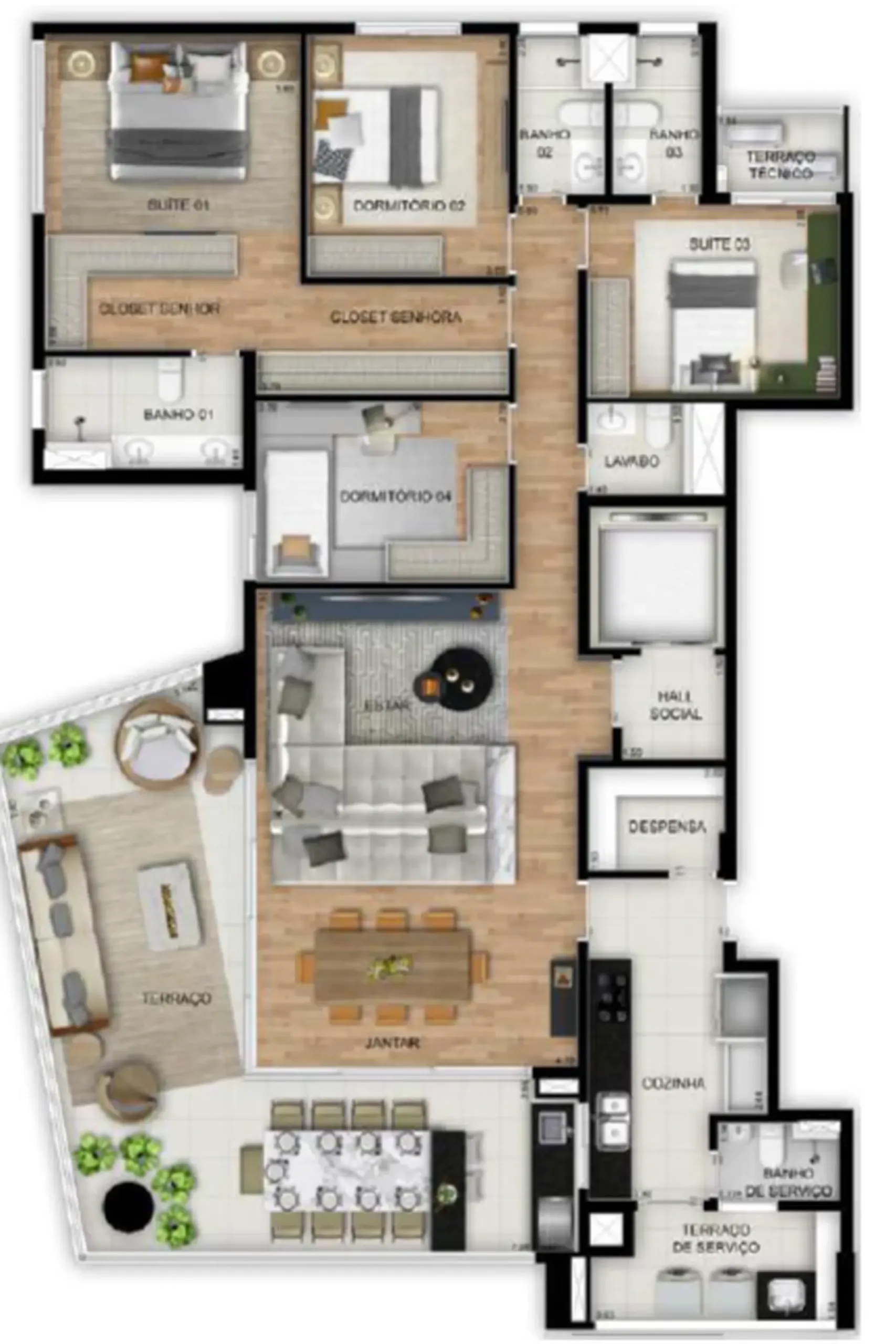 Planta 2 – Harmonia da Vila Residencial