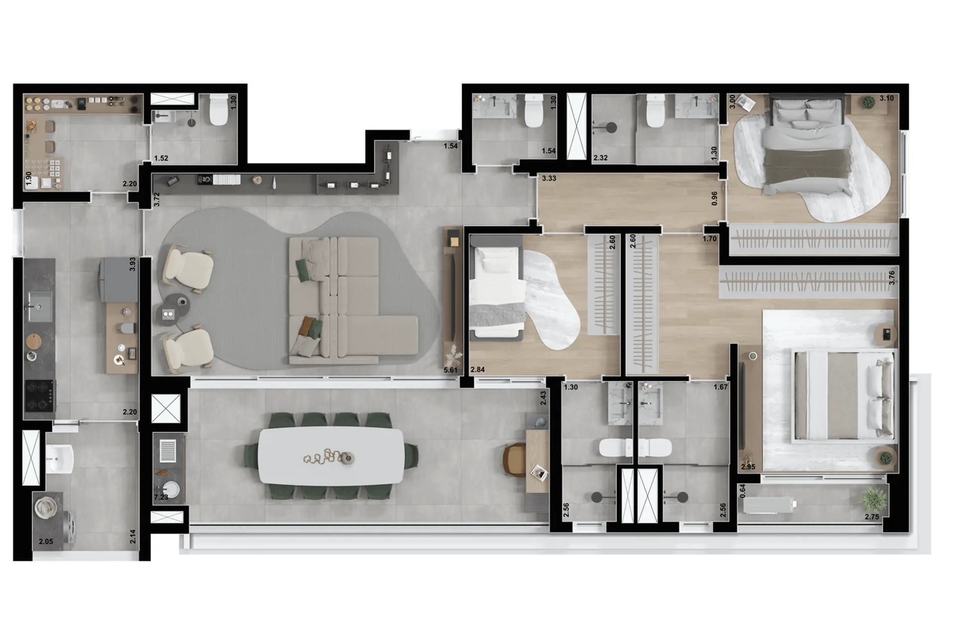 Planta 1 – Insígnia Alto da Lapa