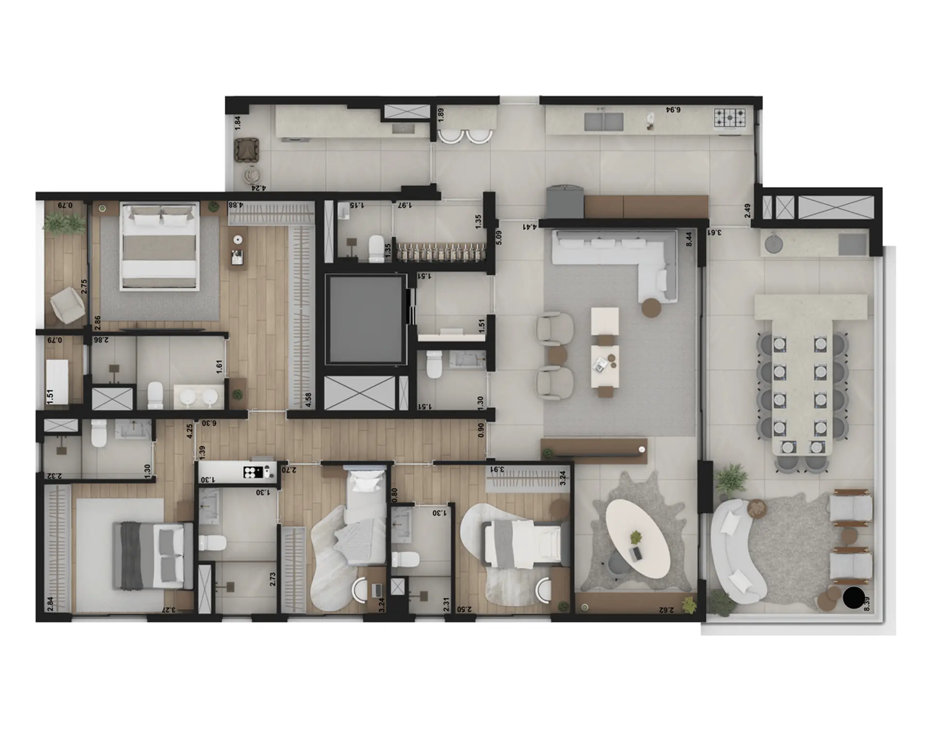 Planta 3 – Insígnia Alto da Lapa