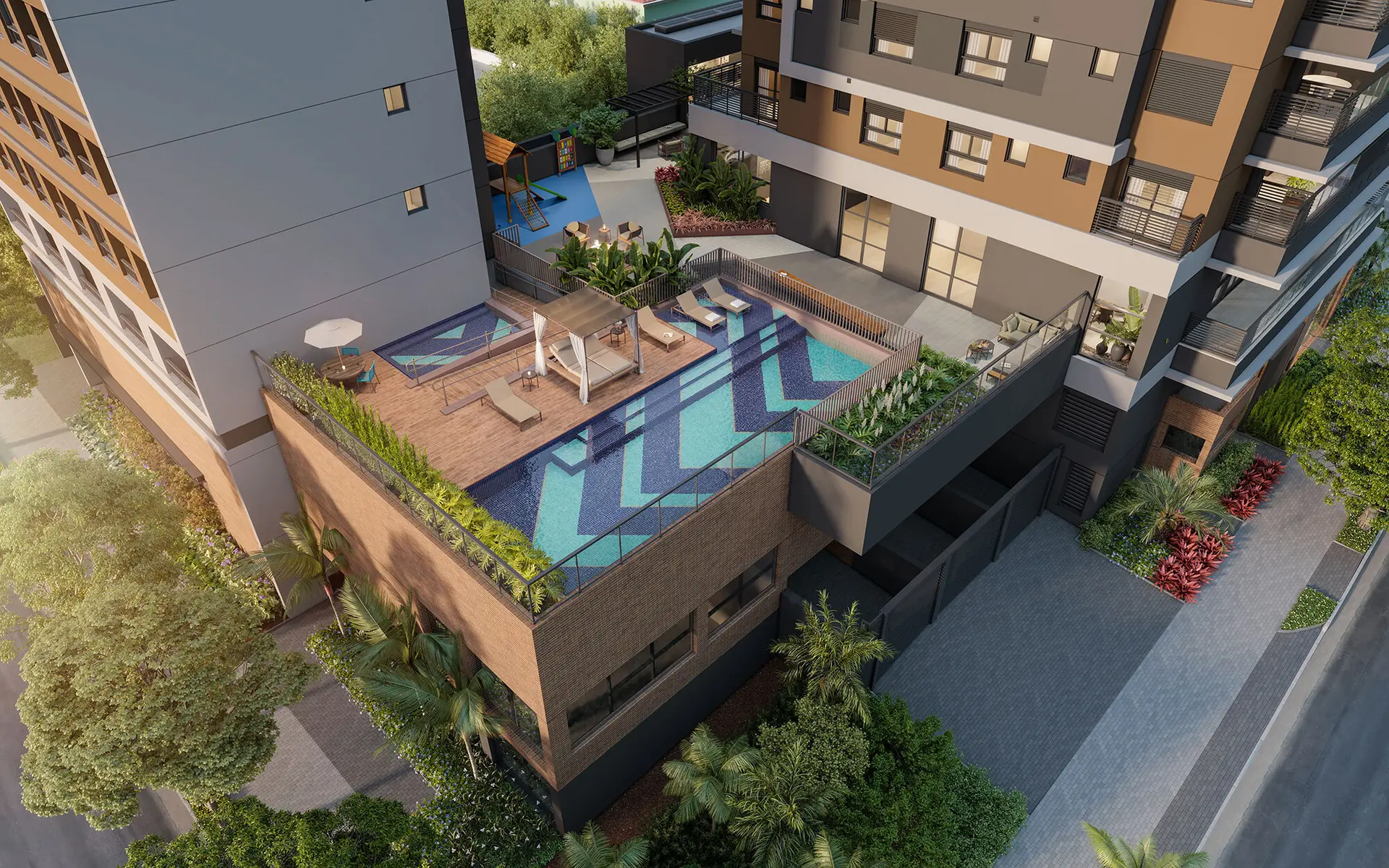 Led Vila – Residencial — área de lazer 1