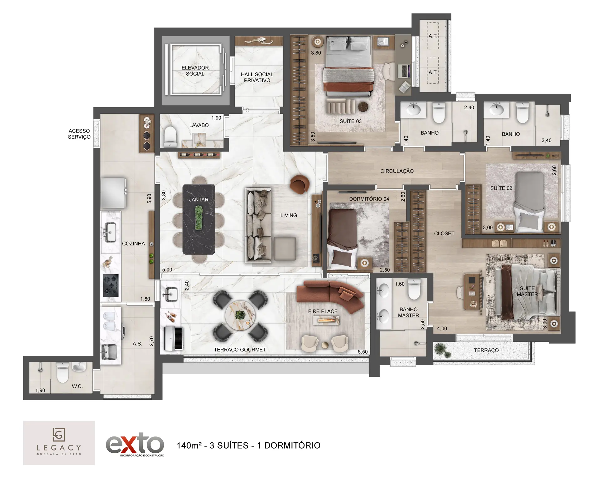 Planta 1 – Legacy Guedala
