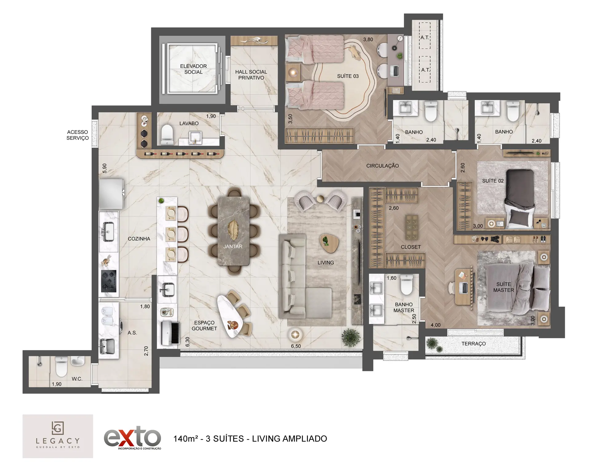 Planta 2 – Legacy Guedala